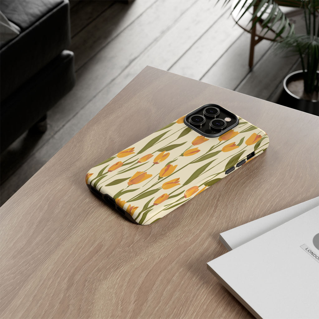 Yellow and Orange Tulips Case
