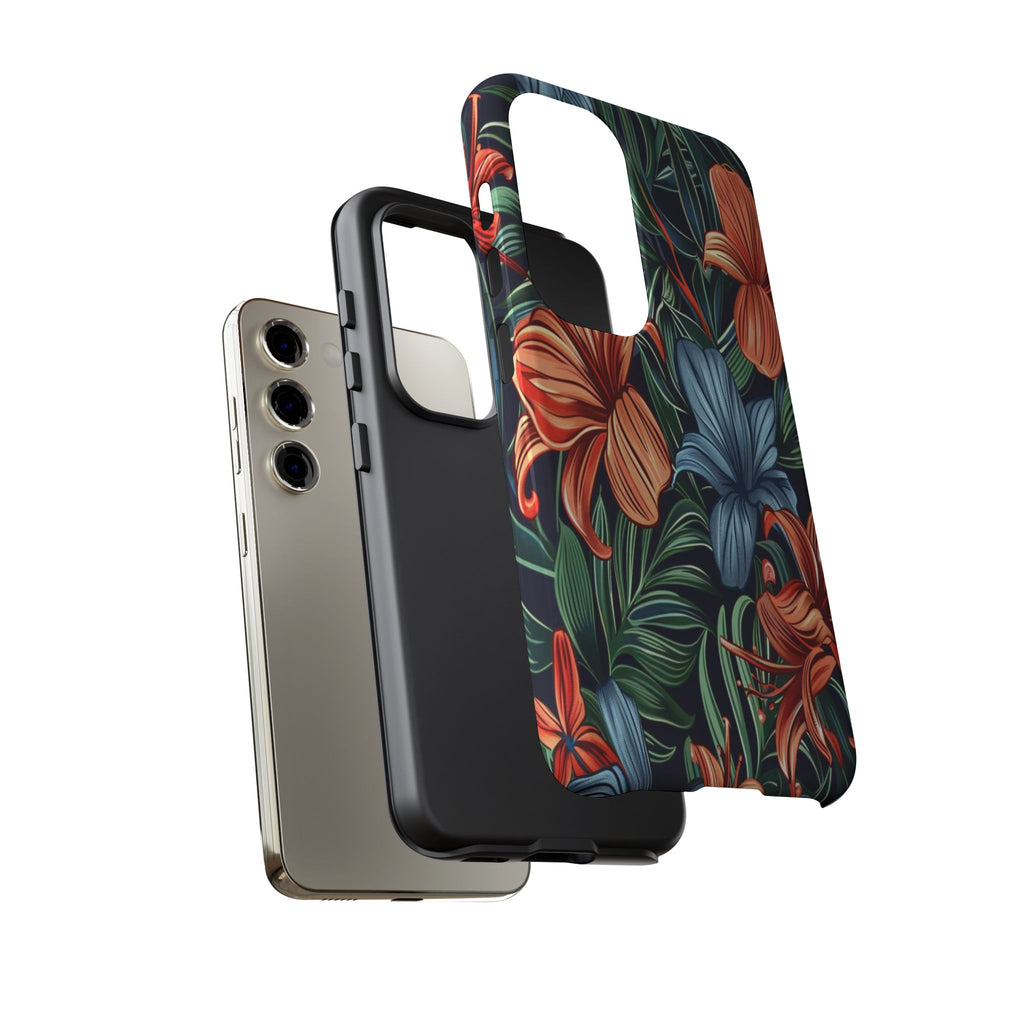 Tropical Red and Blue Case