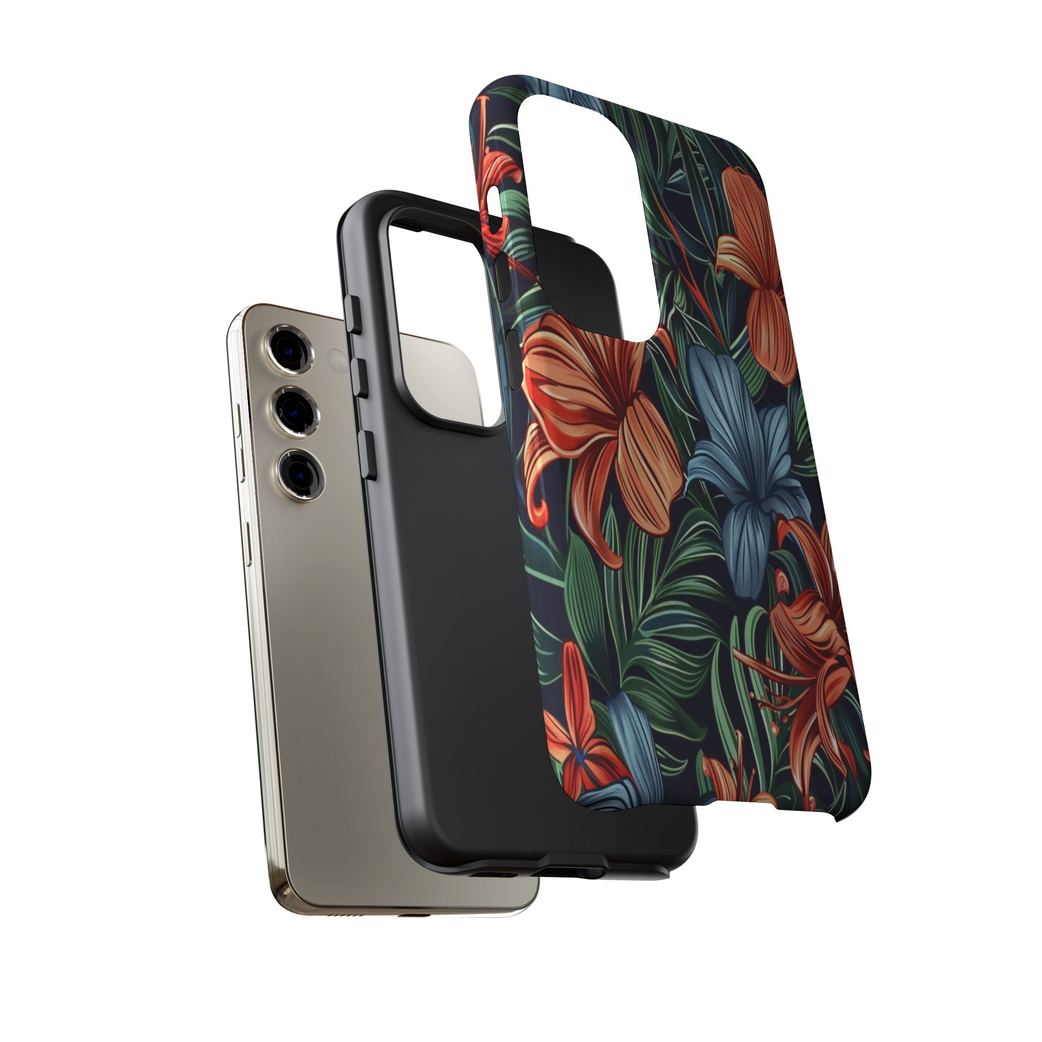 Tropical Red and Blue Case