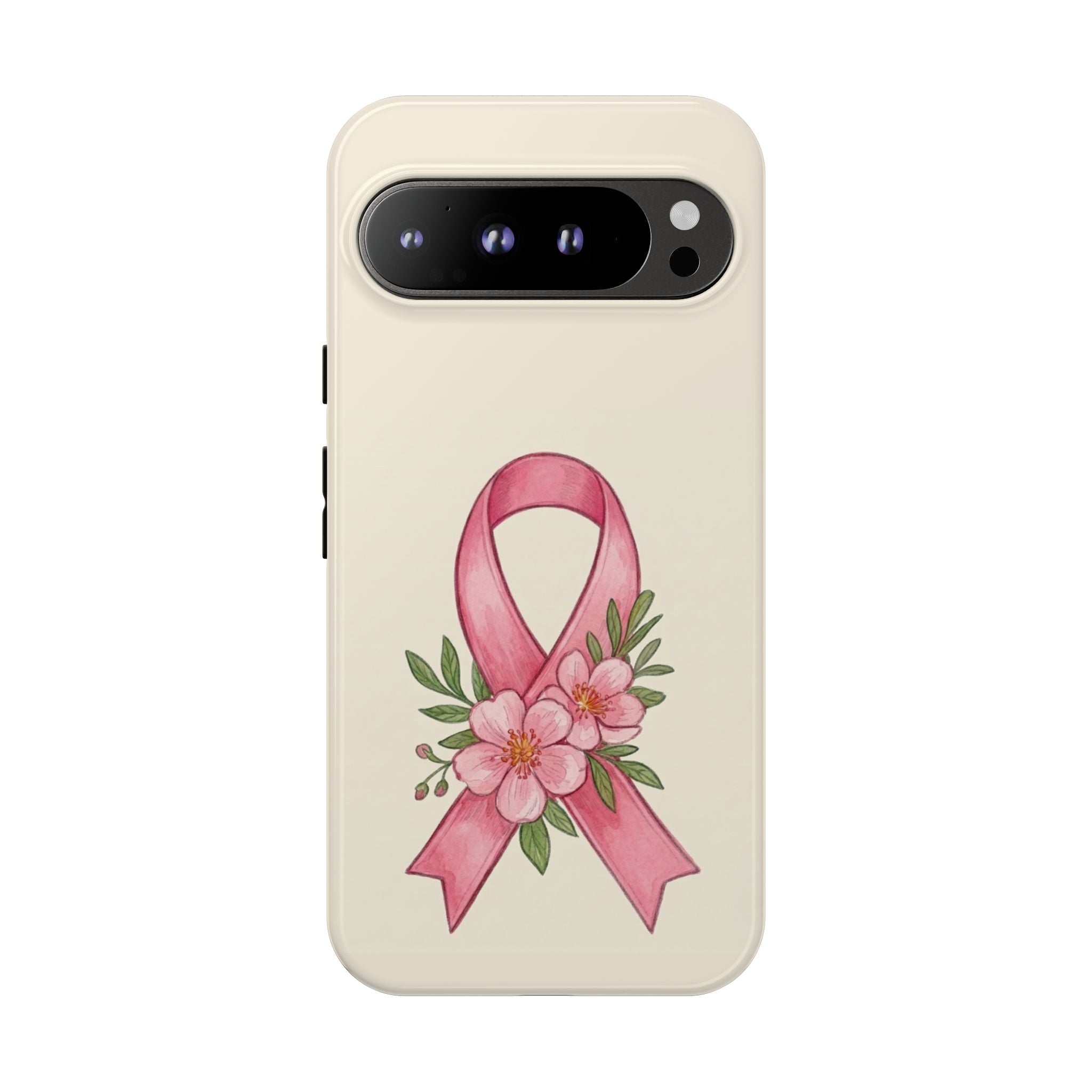 Floral Breast Cancer Awareness Case