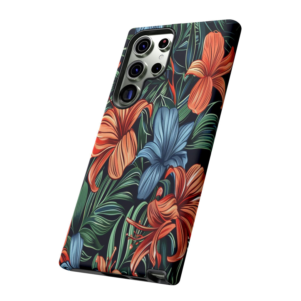 Tropical Red and Blue Case