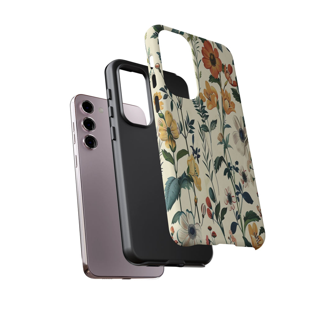Vintage Botanical Wildflower Seamless Pattern