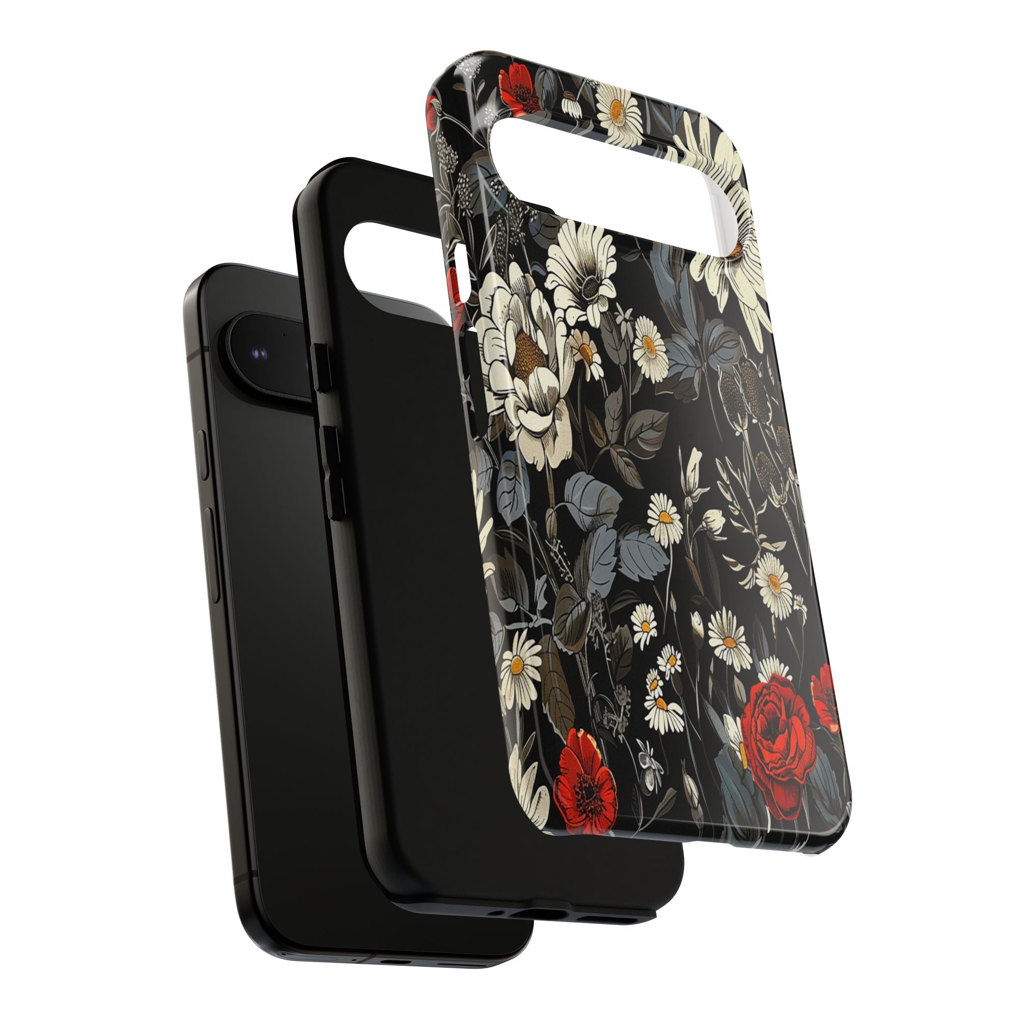 Dark Rose and Daisy Case