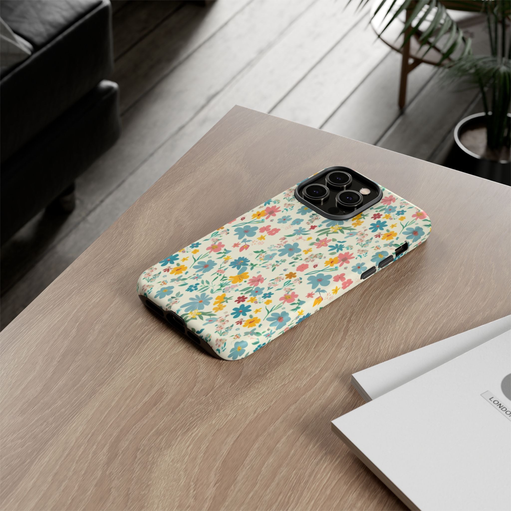 Pastel Yellow Green and Blue Case