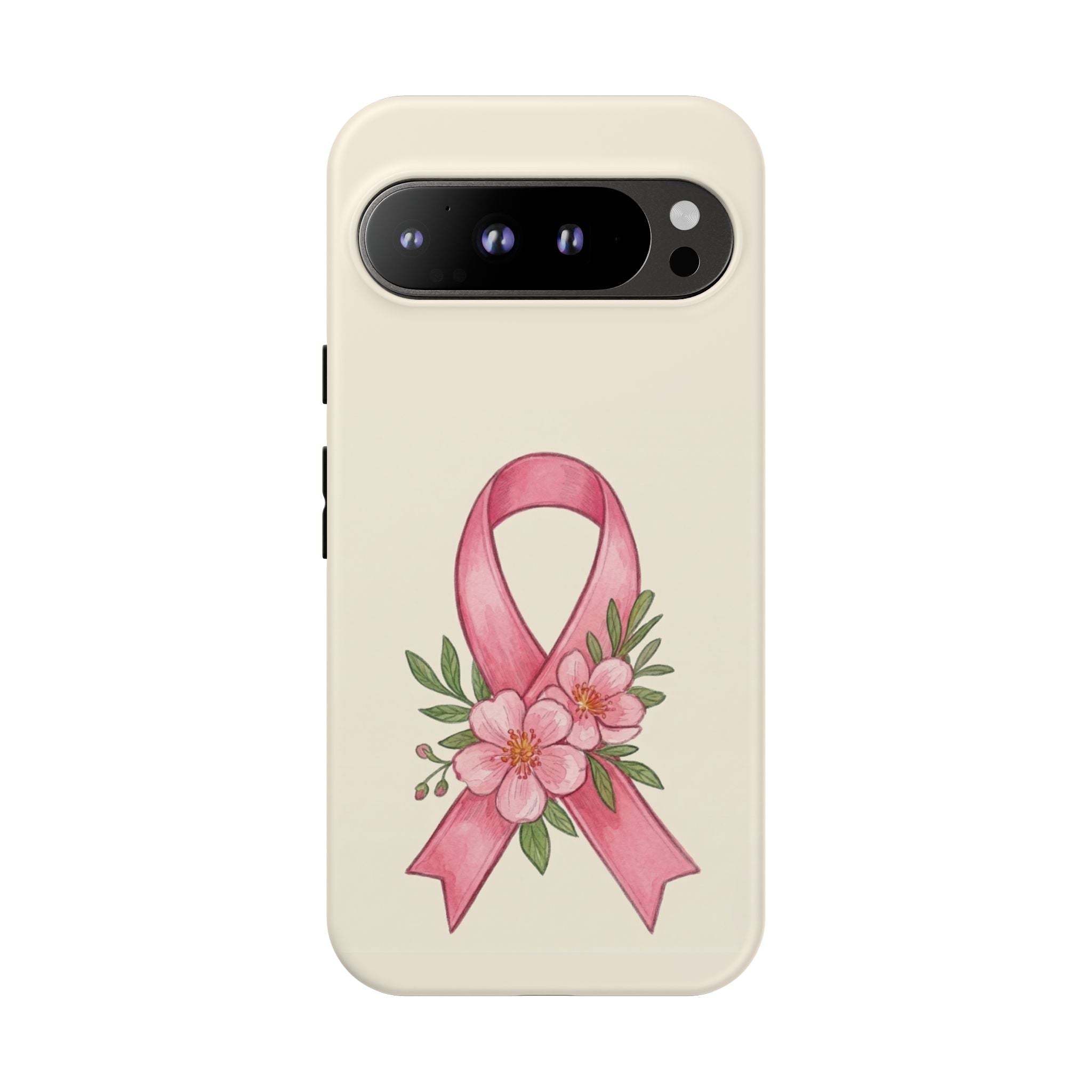 Floral Breast Cancer Awareness Case
