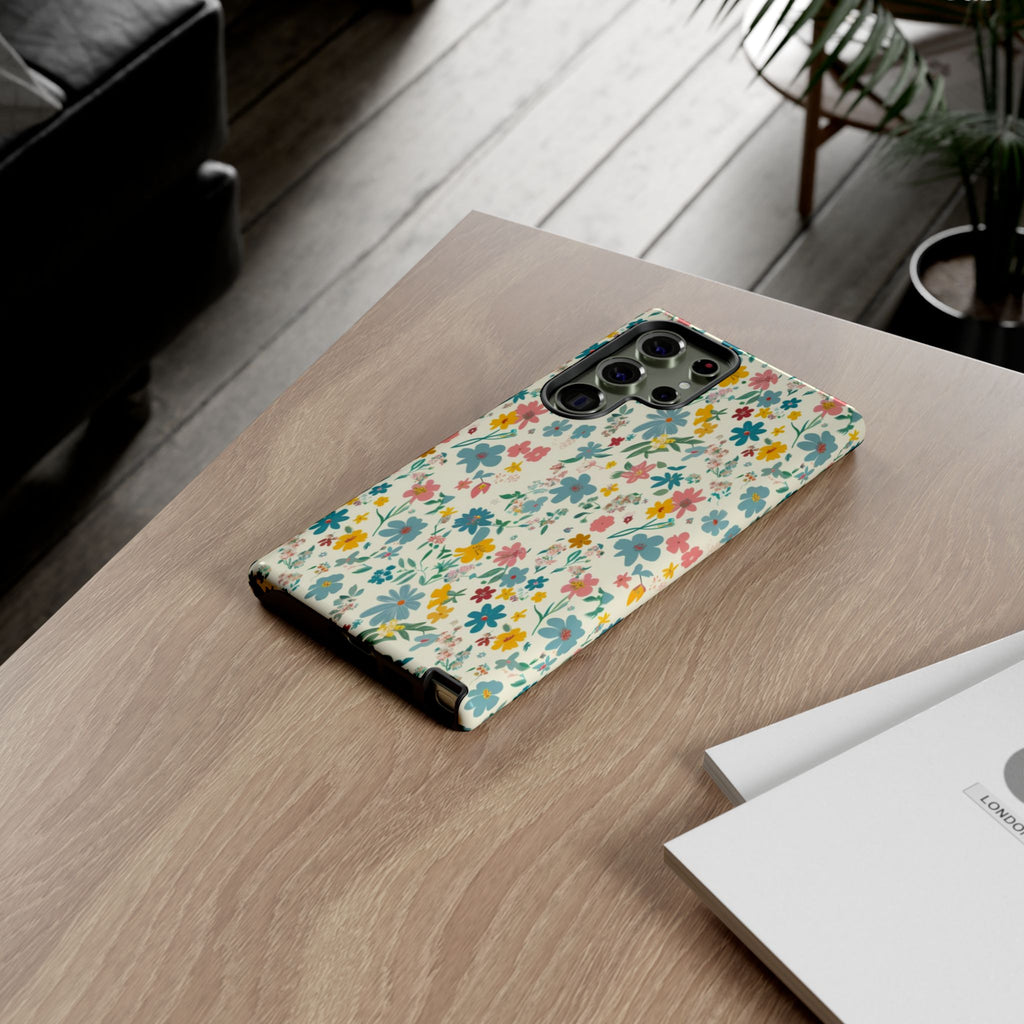 Pastel Yellow Green and Blue Case