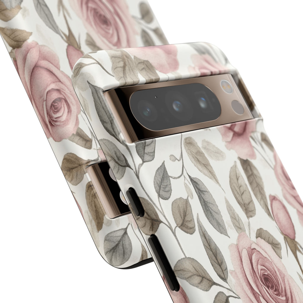 Elegant Watercolor Rose Case