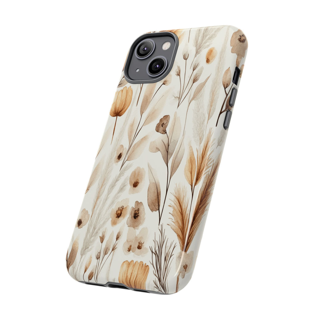 Dried Flowers Watercolor Case