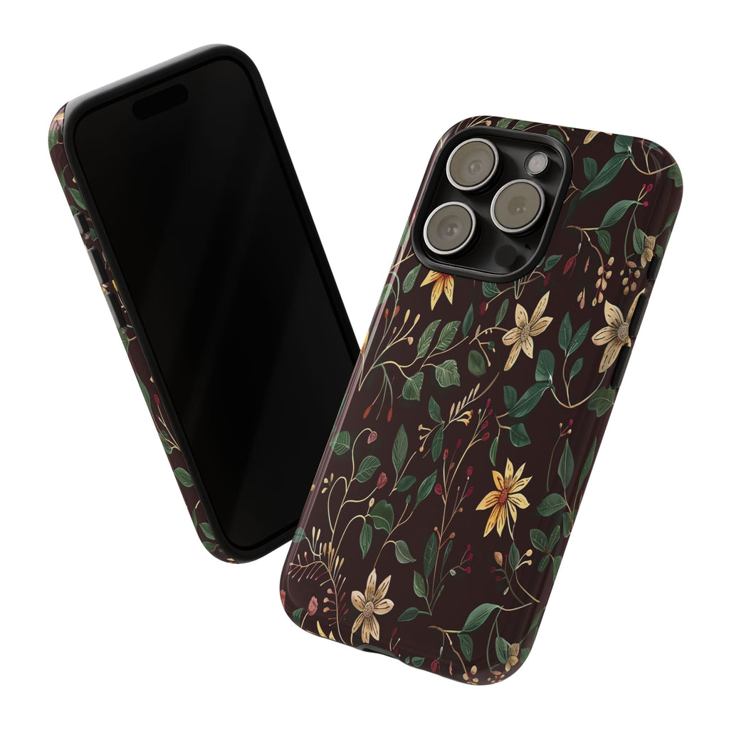 Dark Vintage Floral Case