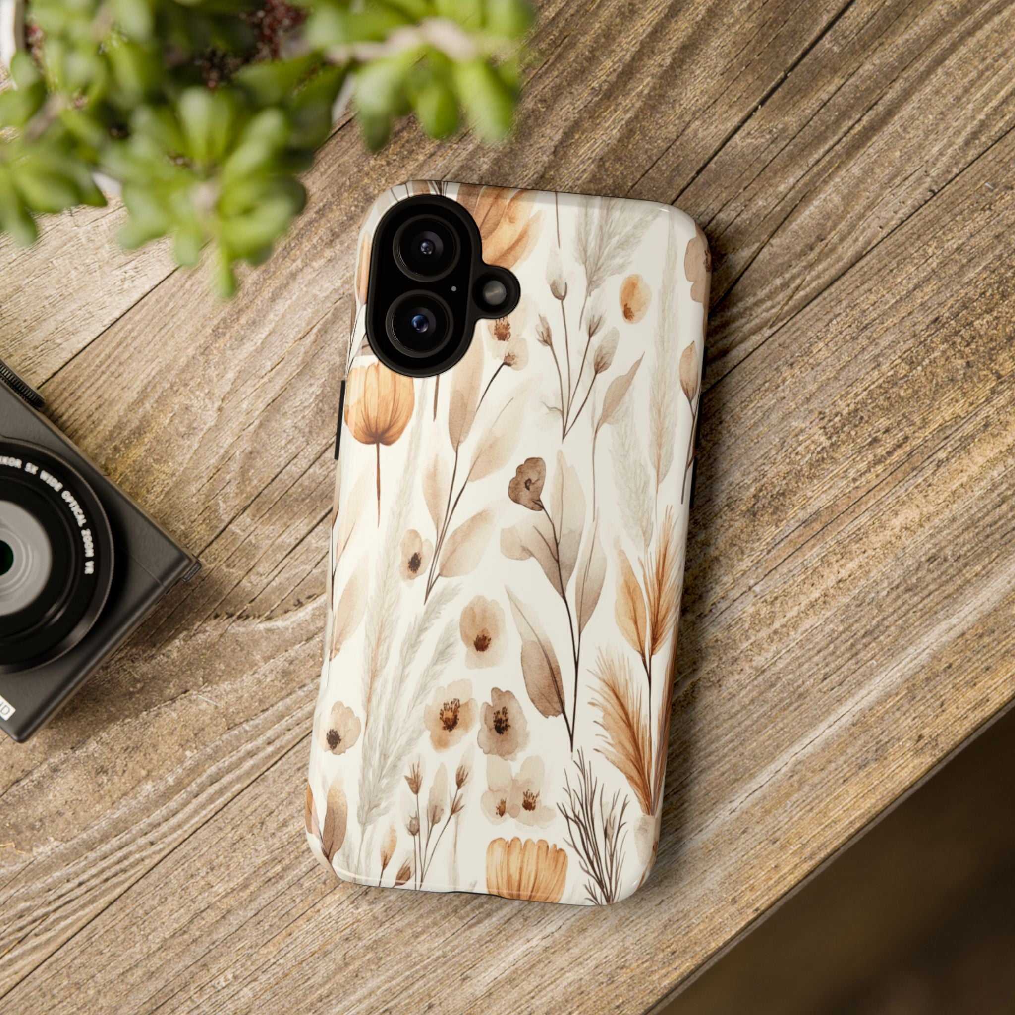 Dried Flowers Watercolor Case