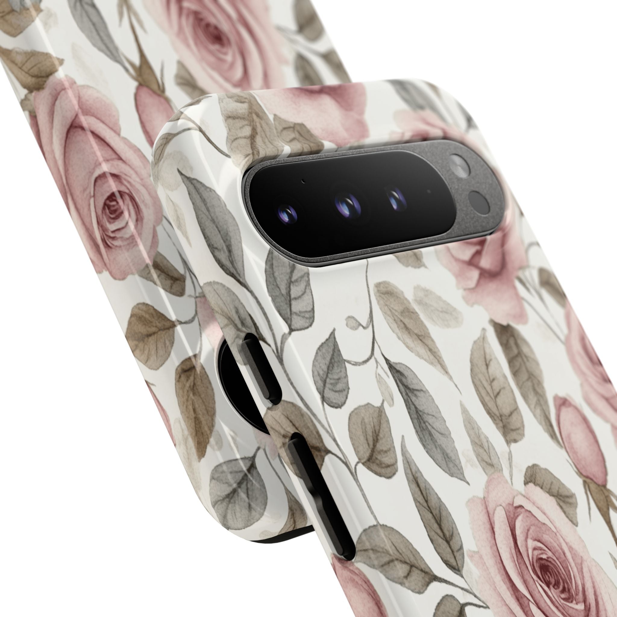 Elegant Watercolor Rose Case