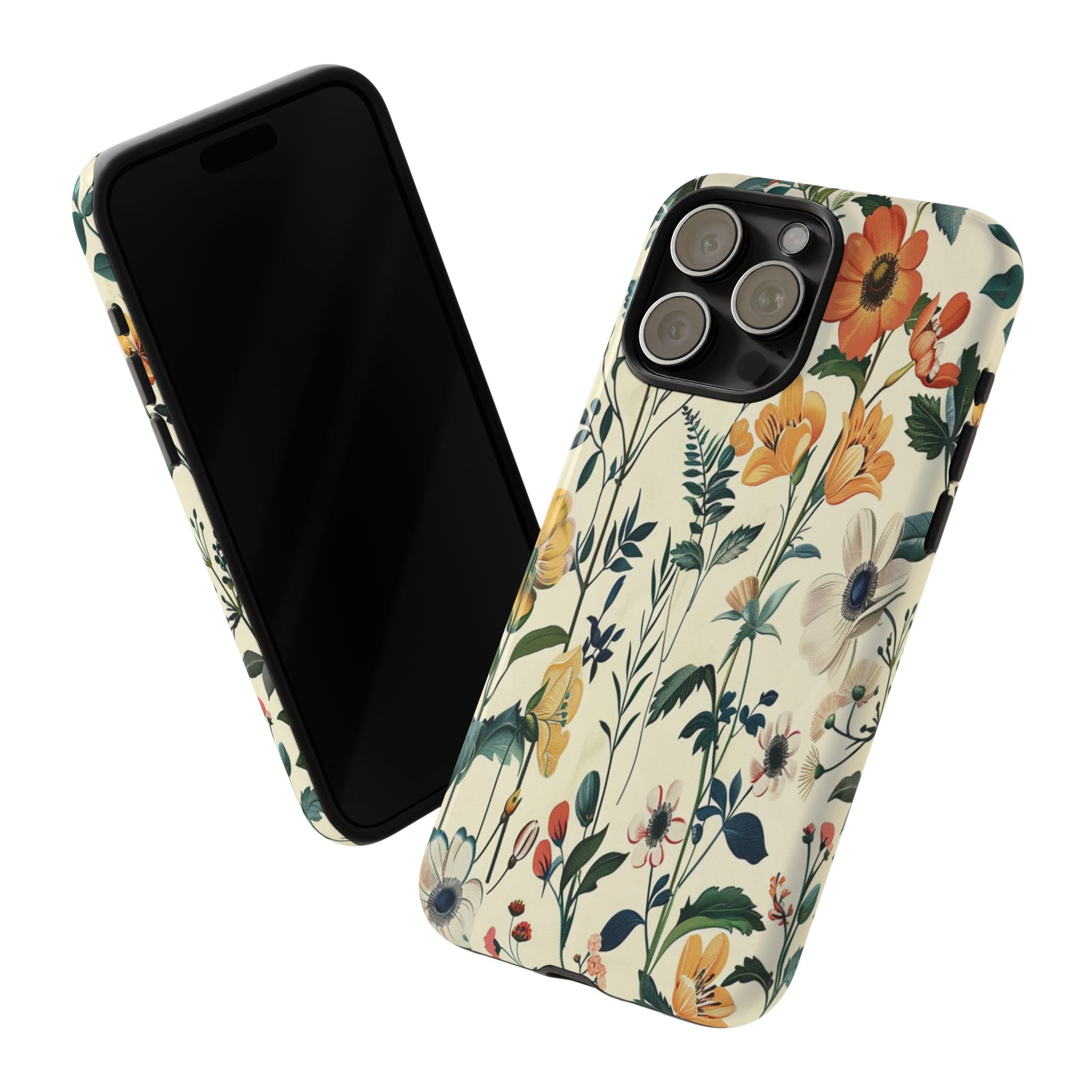 Vintage Botanical Wildflower Seamless Pattern