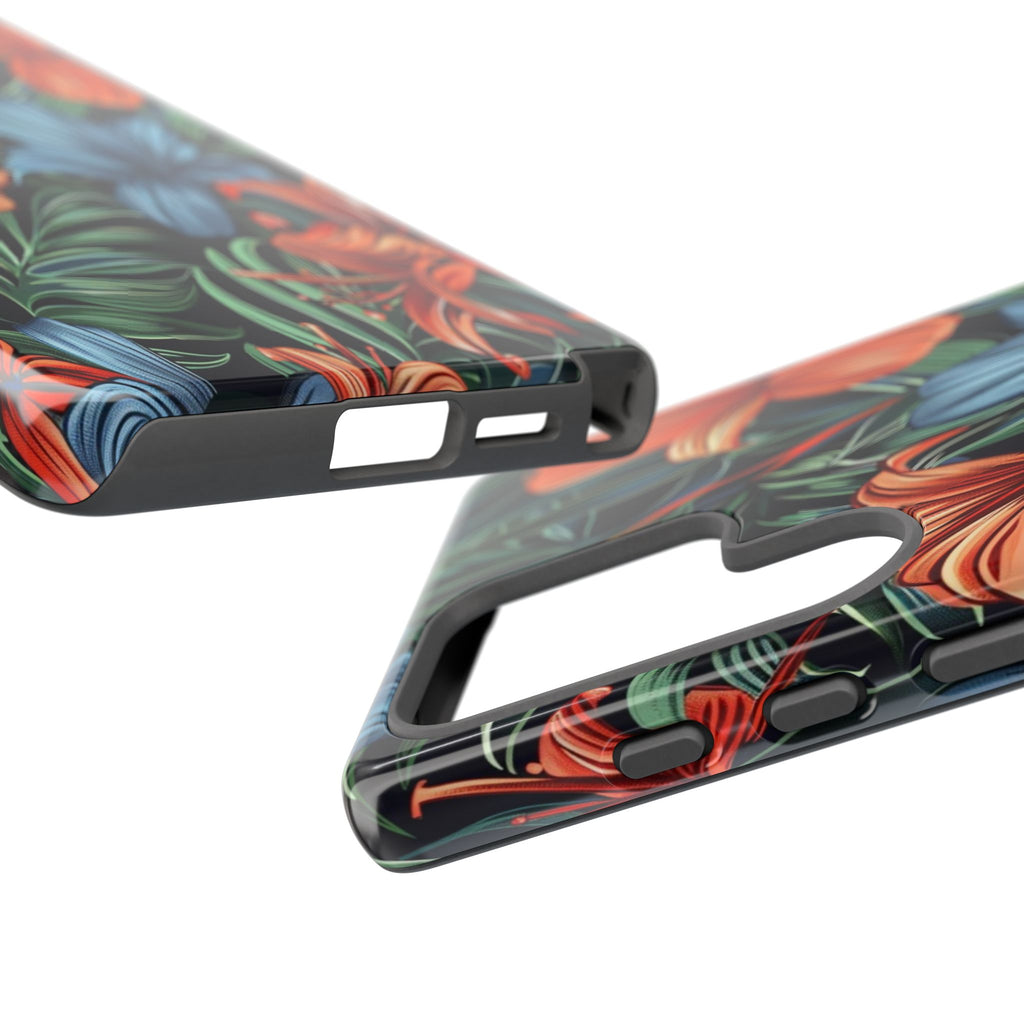 Tropical Red and Blue Case