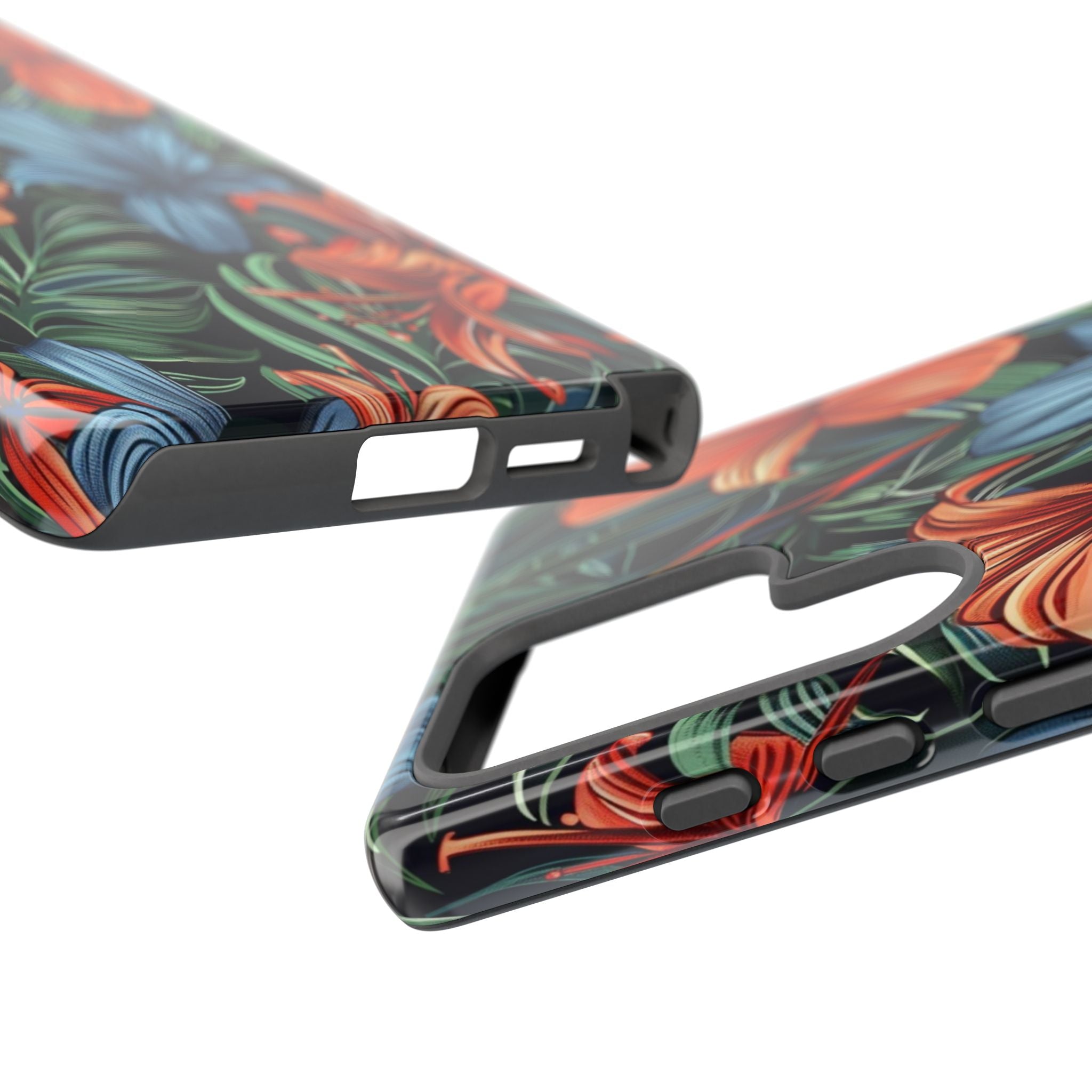 Tropical Red and Blue Case