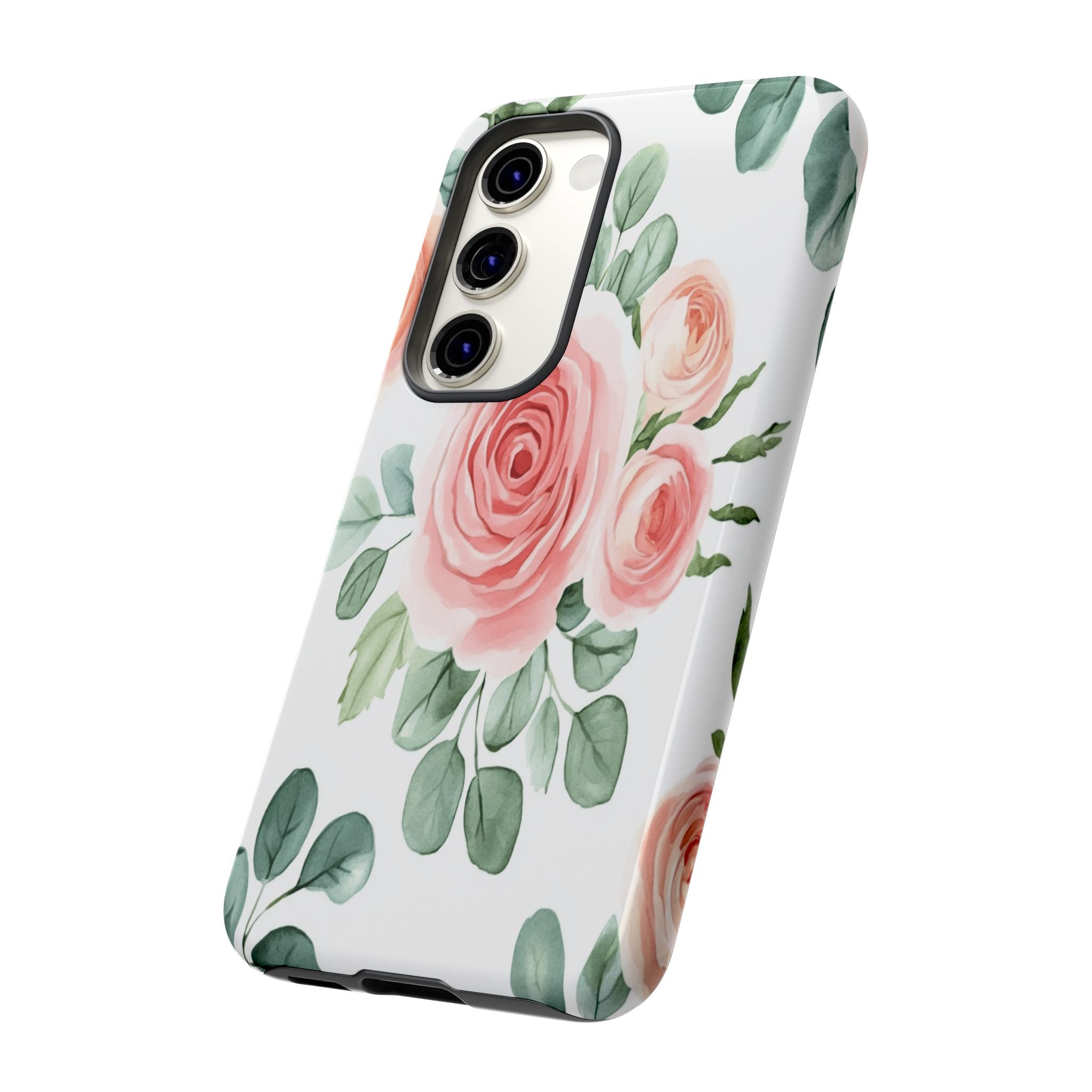 Delicate Watercolor Rose Case