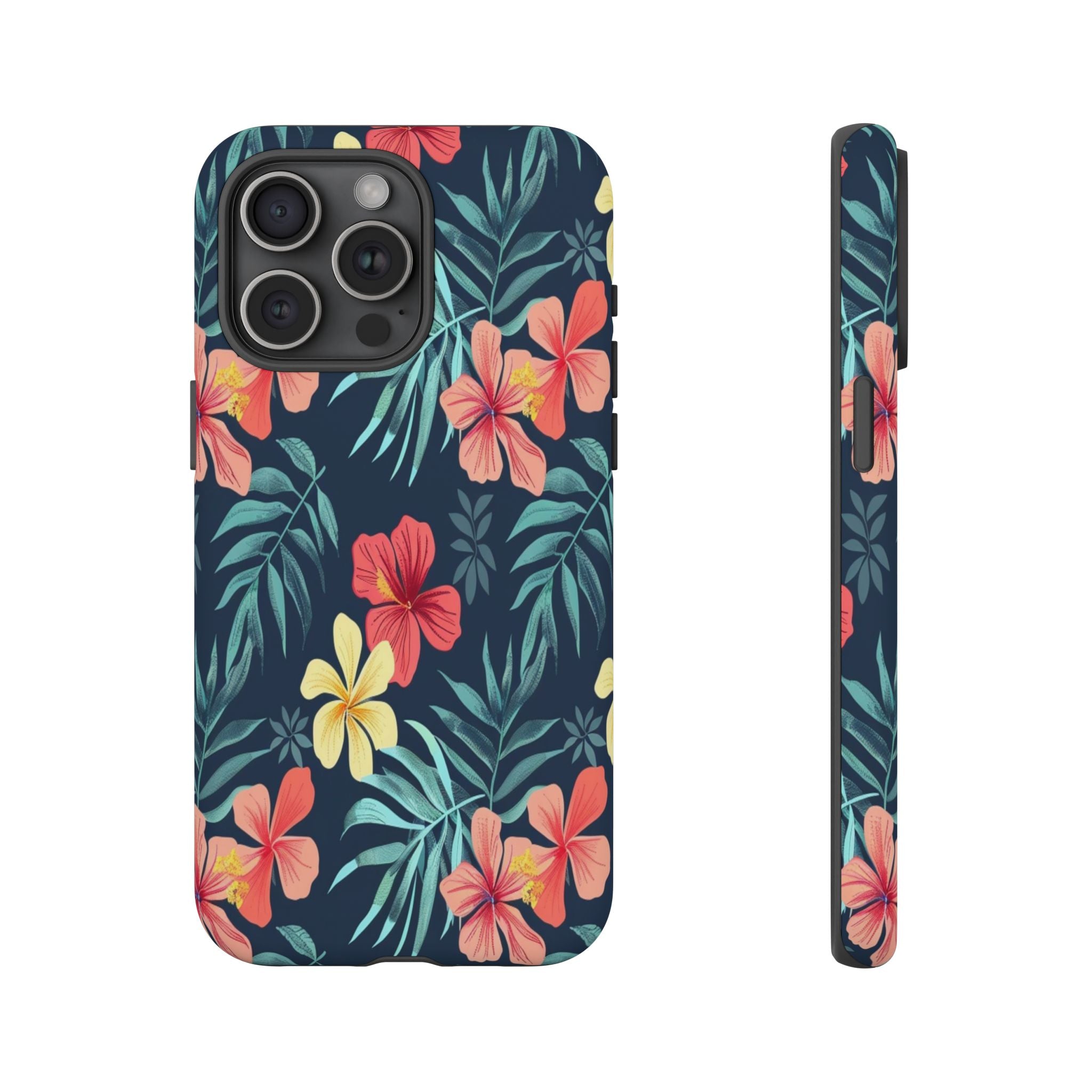 Tropical Hibiscus Navy