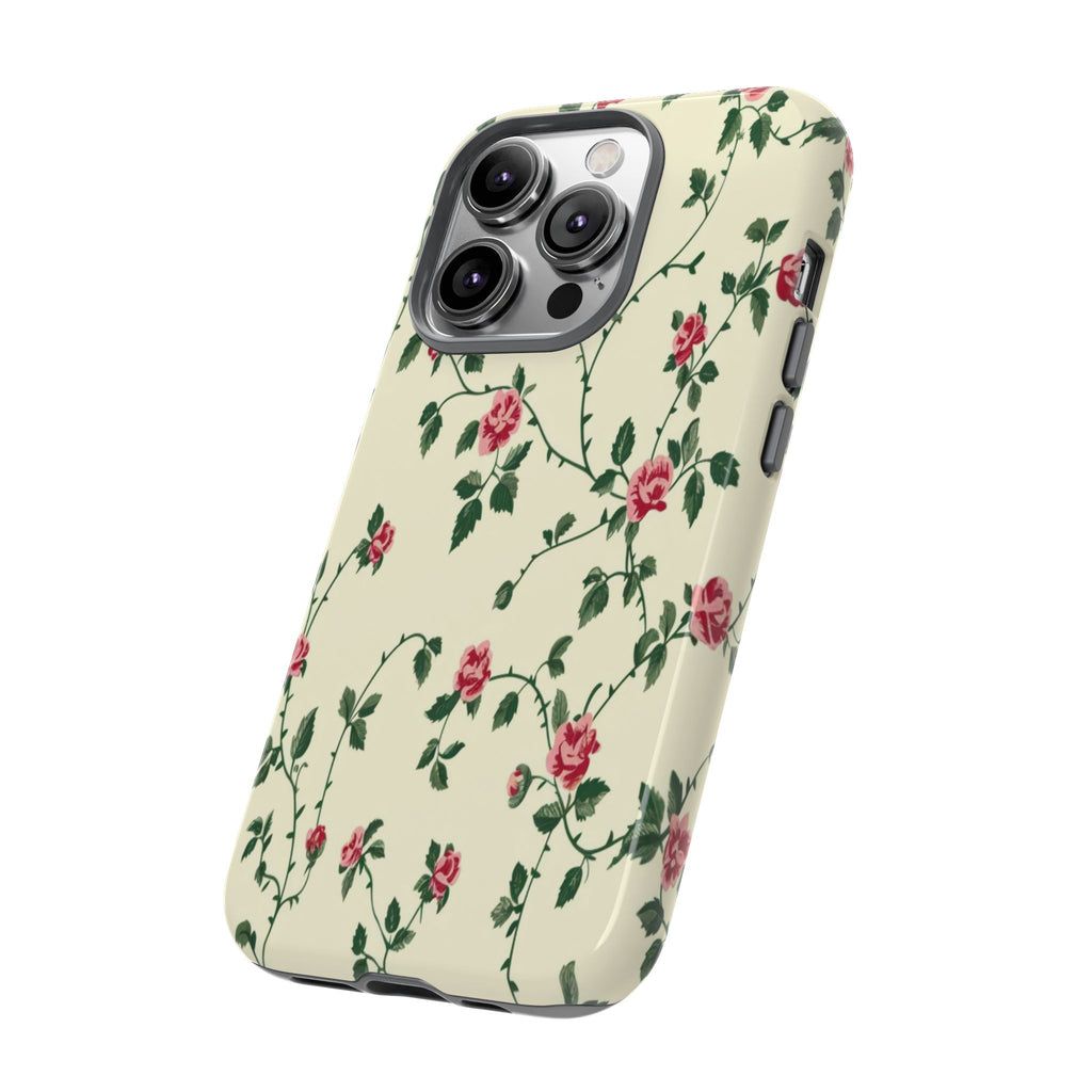 Elegant Pink Victorian Roses Case