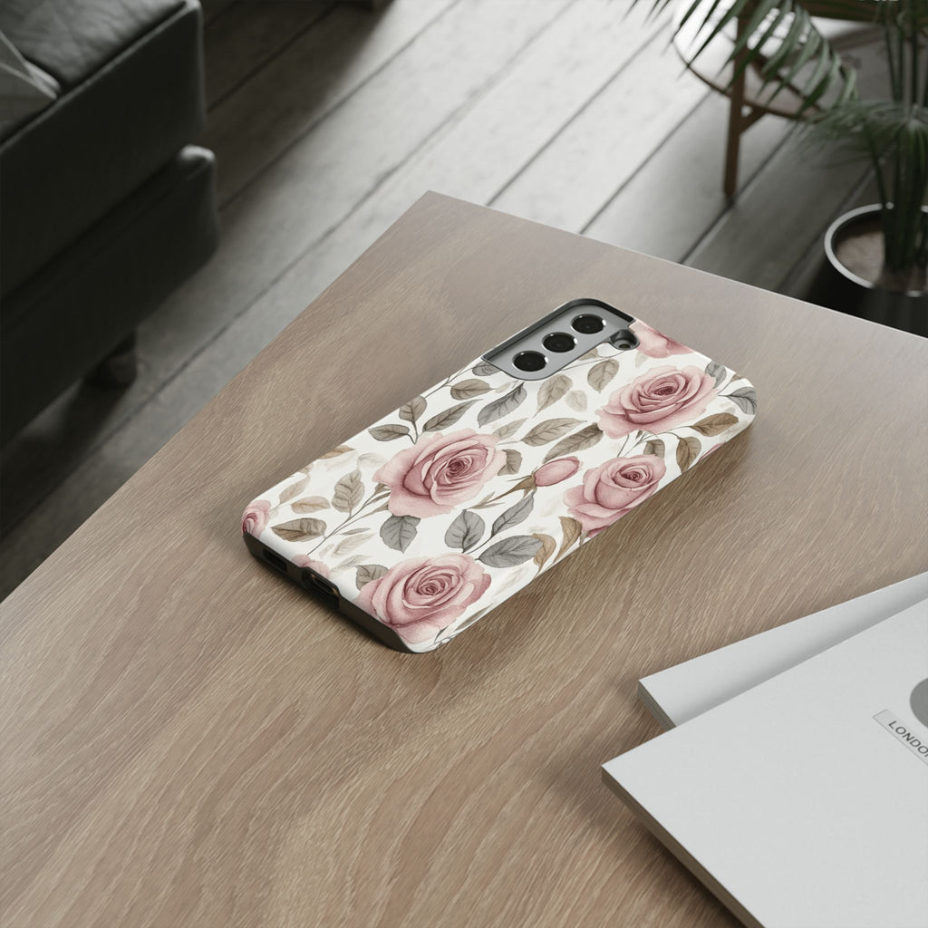 Elegant Watercolor Rose Case