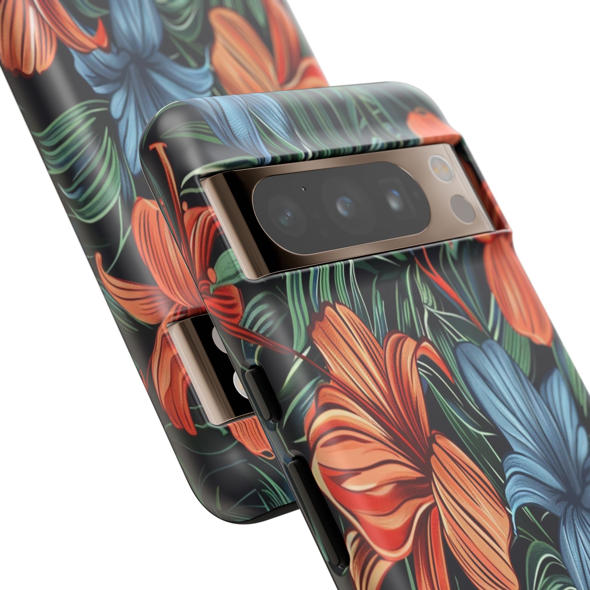 Tropical Red and Blue Case