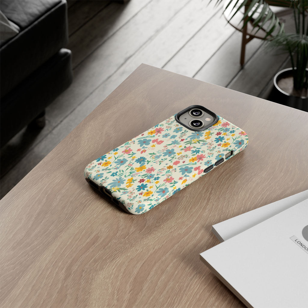 Pastel Yellow Green and Blue Case