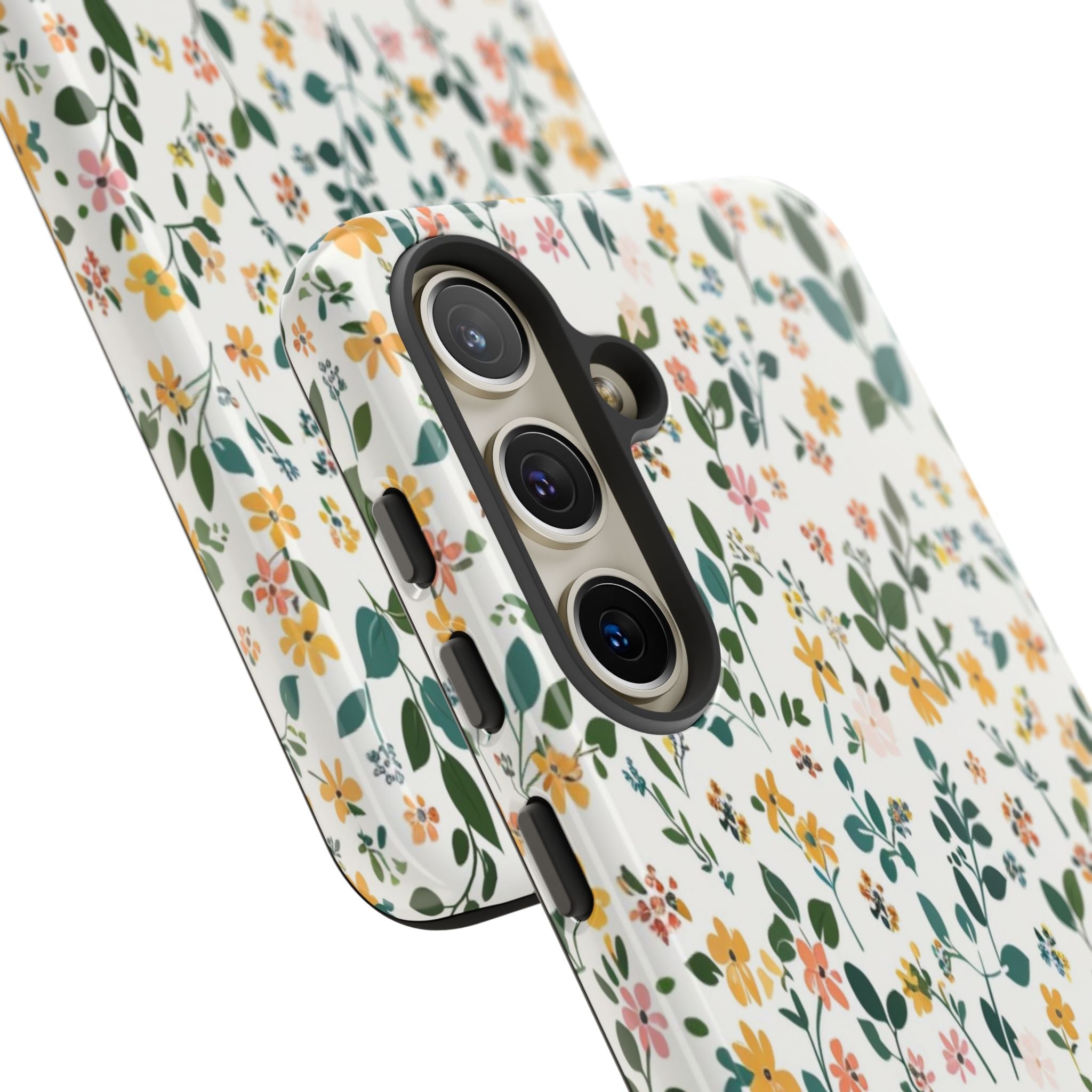 Pastel Leaves and Flowers Case