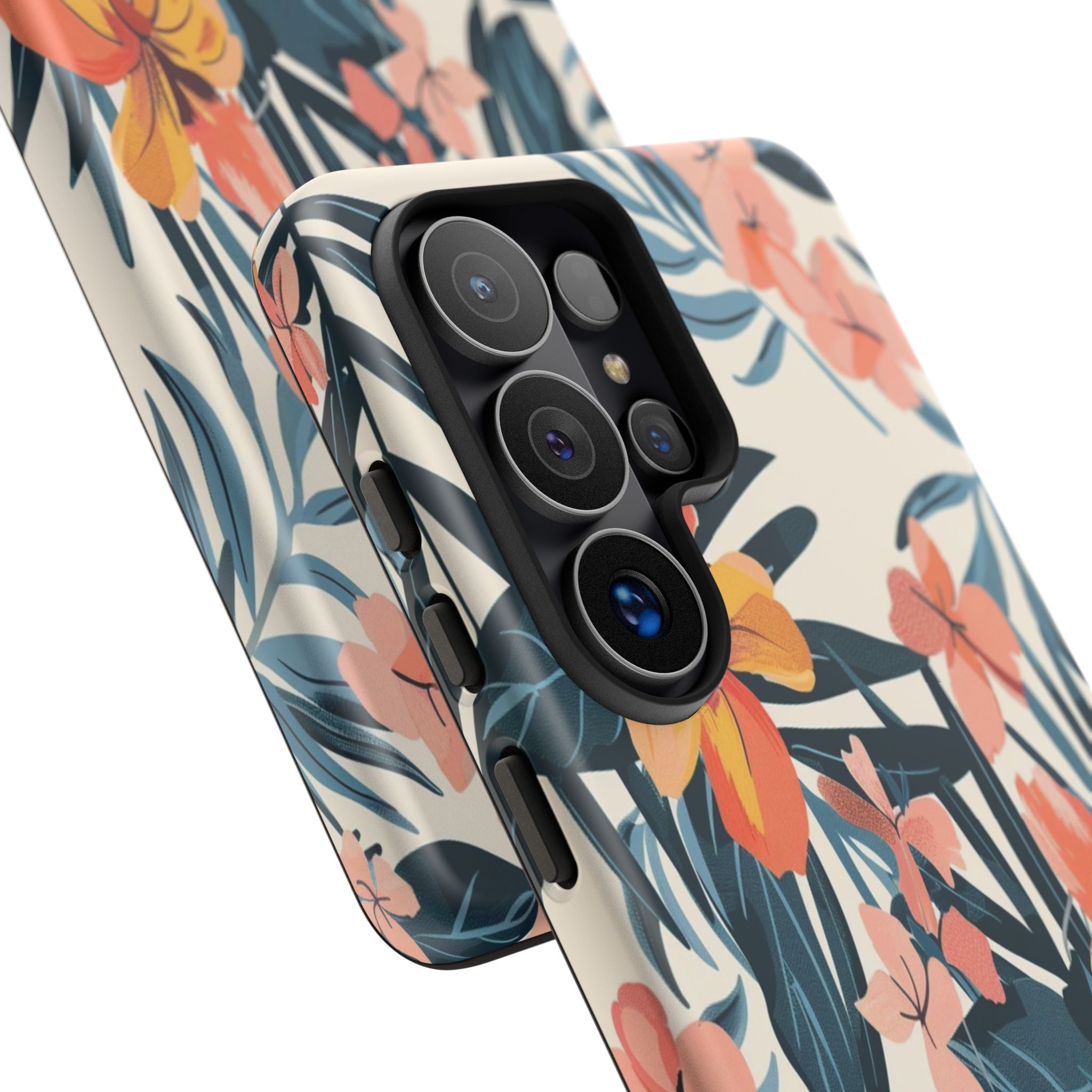 Tropical White and Blue Case