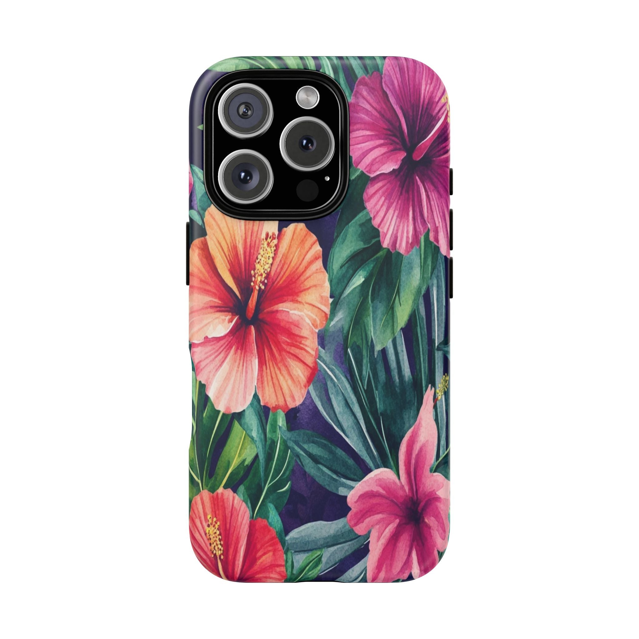 Navy Floral Watercolor