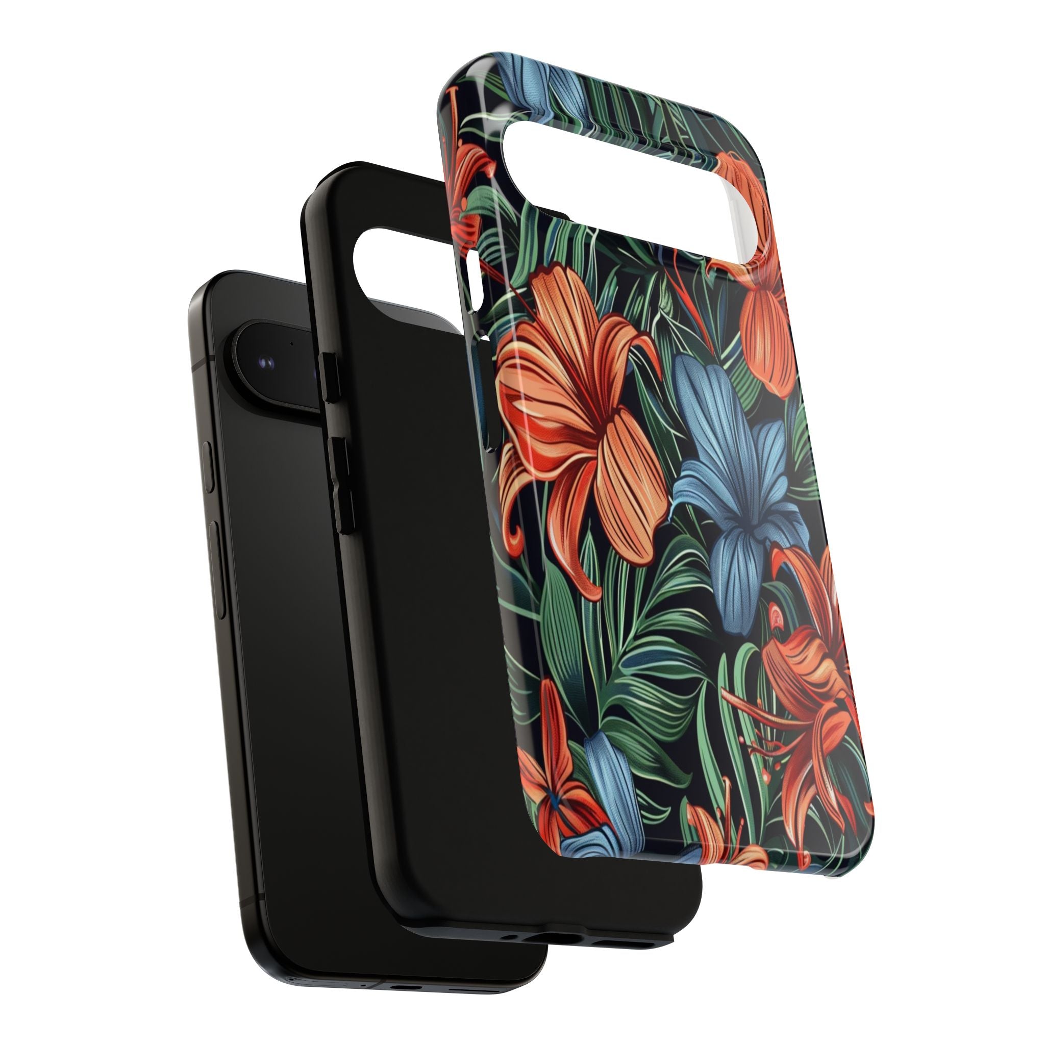 Tropical Red and Blue Case