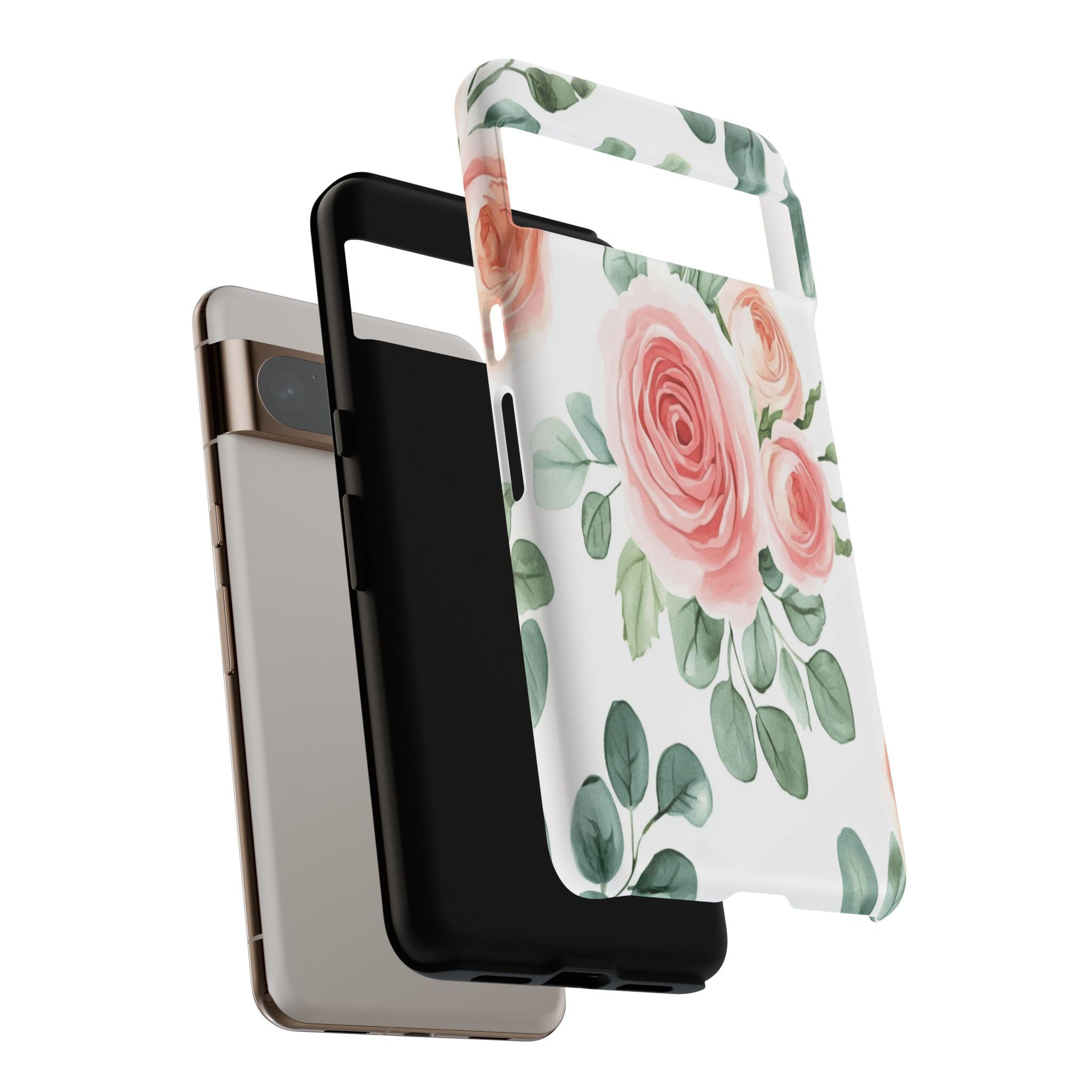 Delicate Watercolor Rose Case