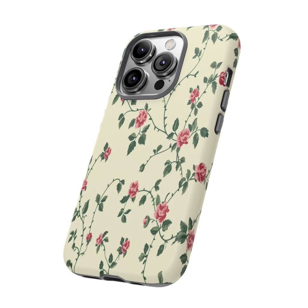 Elegant Pink Victorian Roses Case