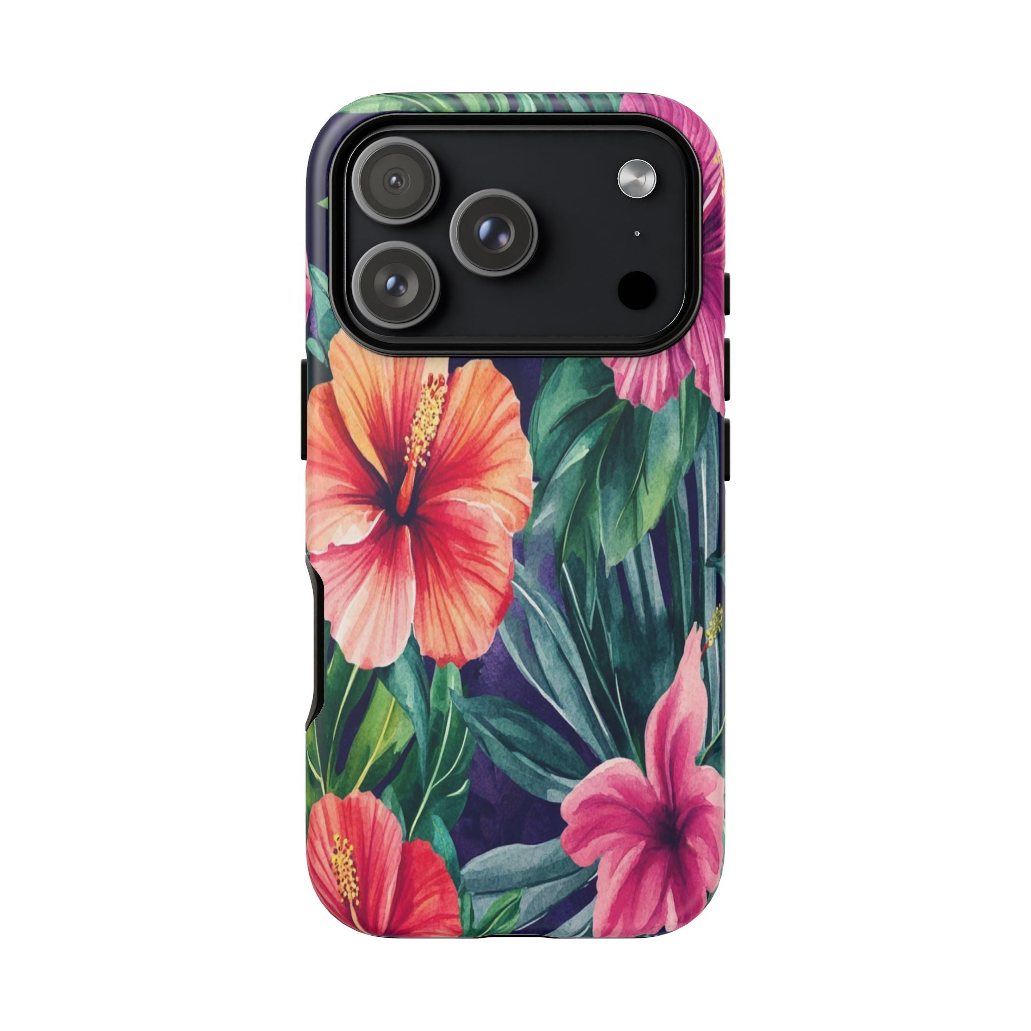 Navy Floral Watercolor