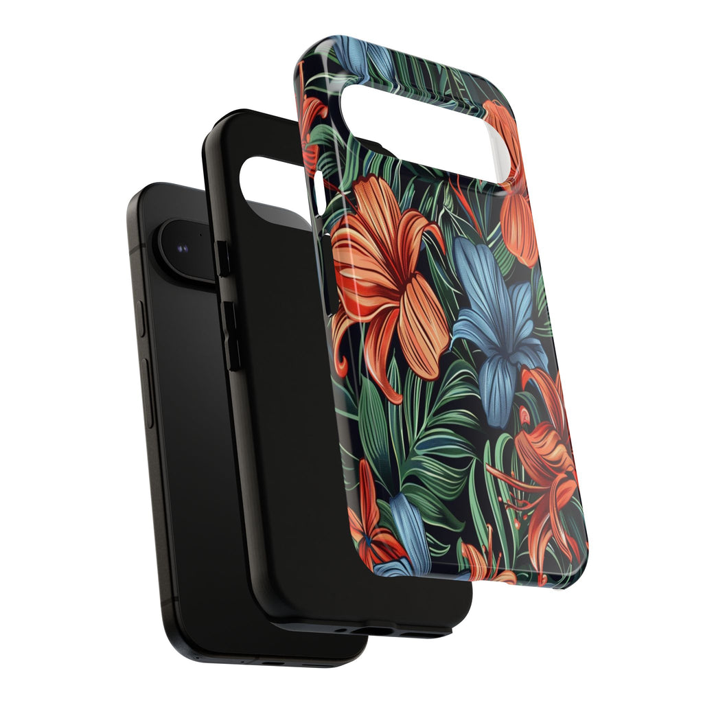 Tropical Red and Blue Case