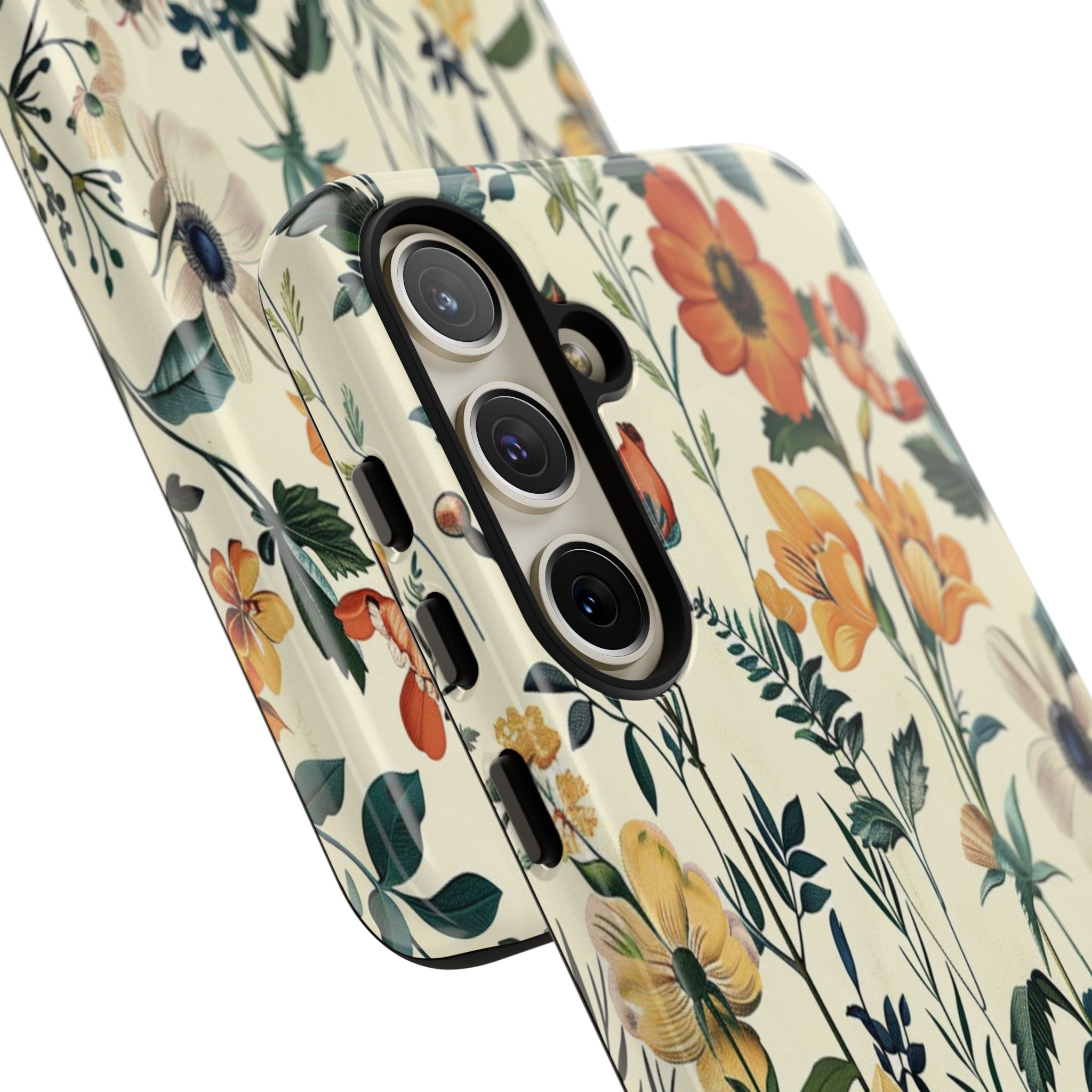 Vintage Botanical Wildflower Seamless Pattern