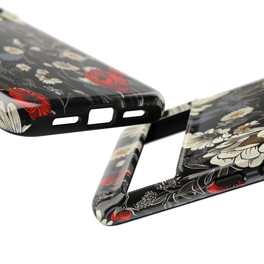 Dark Rose and Daisy Case