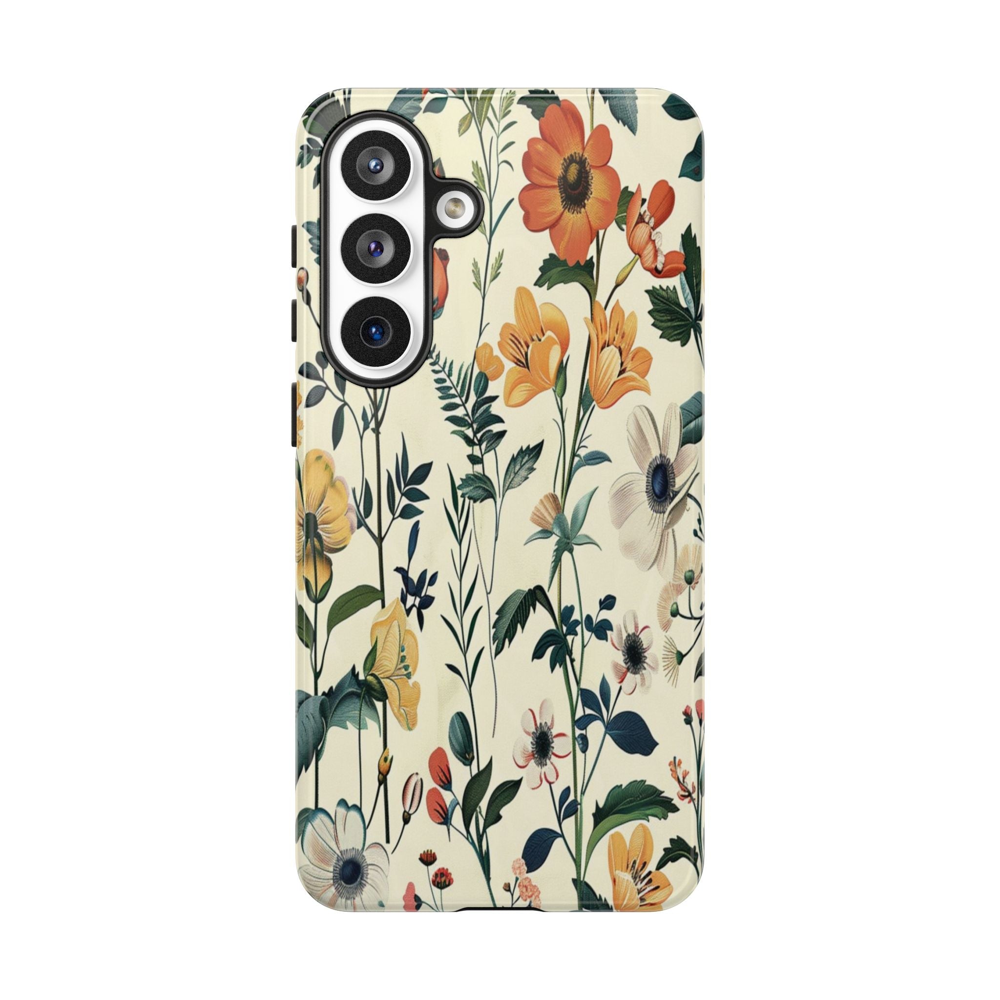 Vintage Botanical Wildflower Seamless Pattern