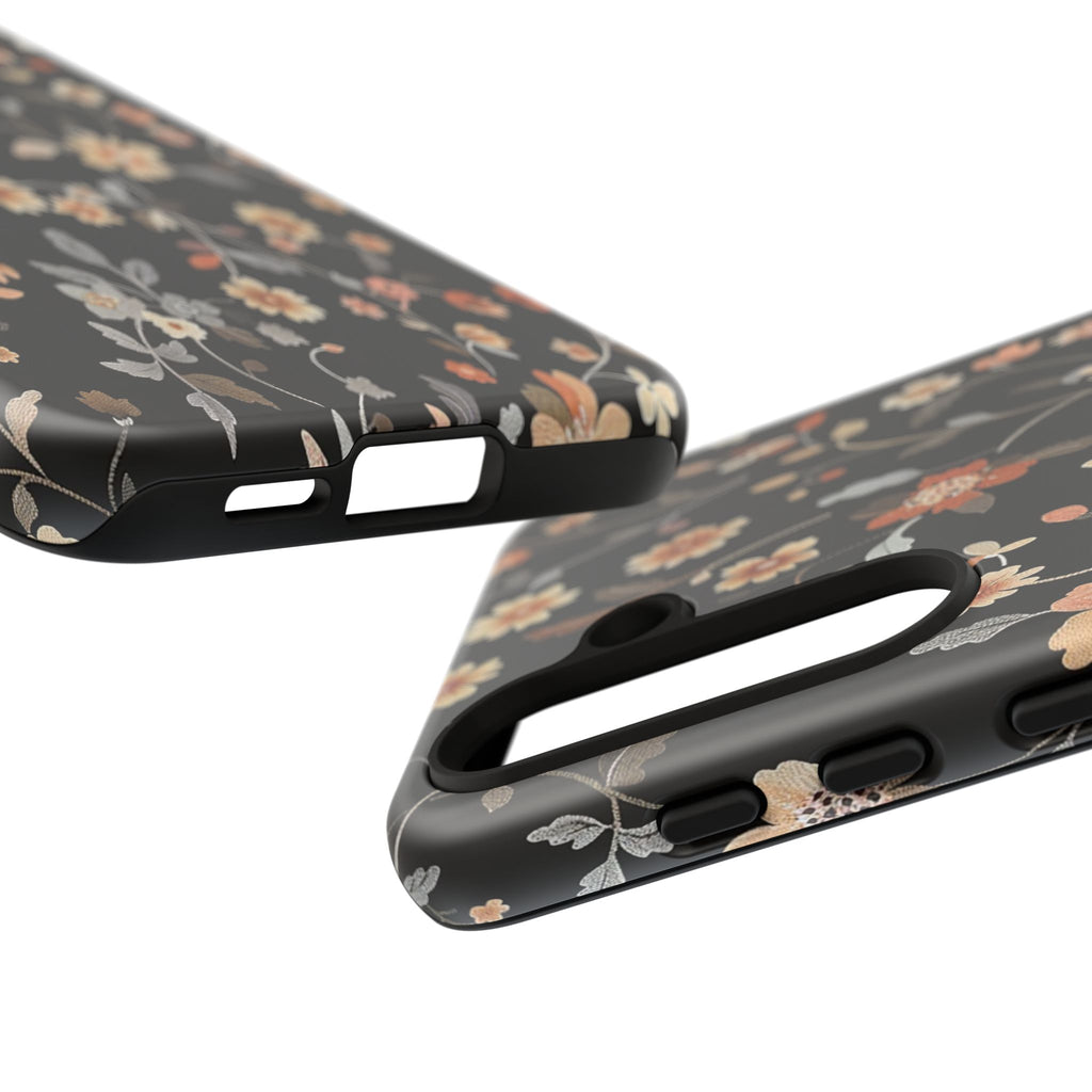 Floral Field on Black Case
