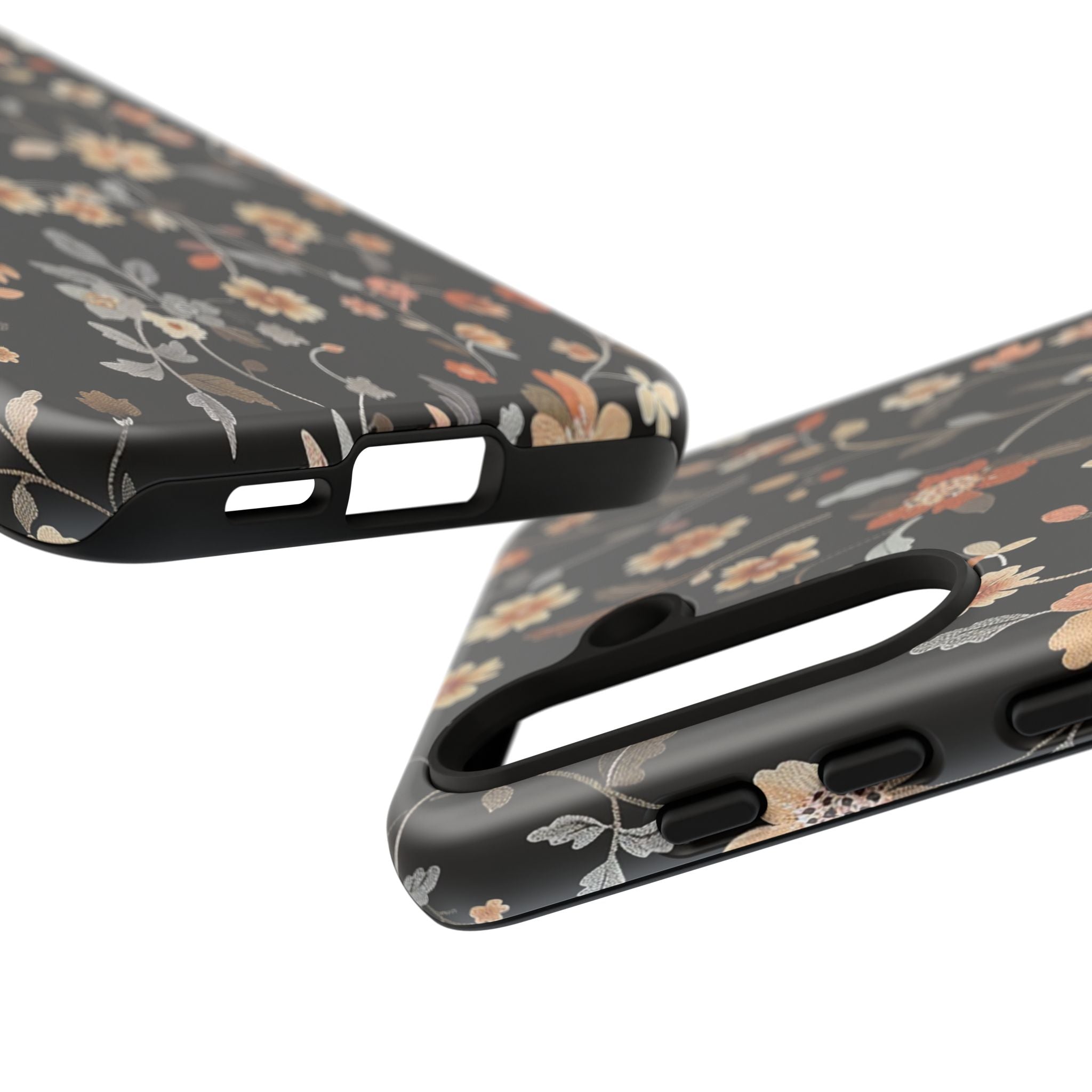 Floral Field on Black Case