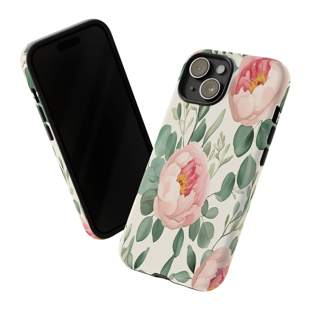 Soft Pink Peonies Case