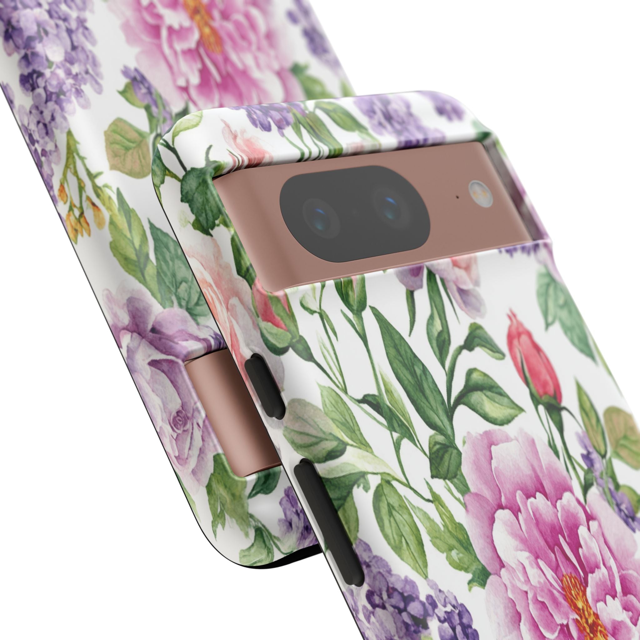 Watercolor Peonies and Lilacs Case
