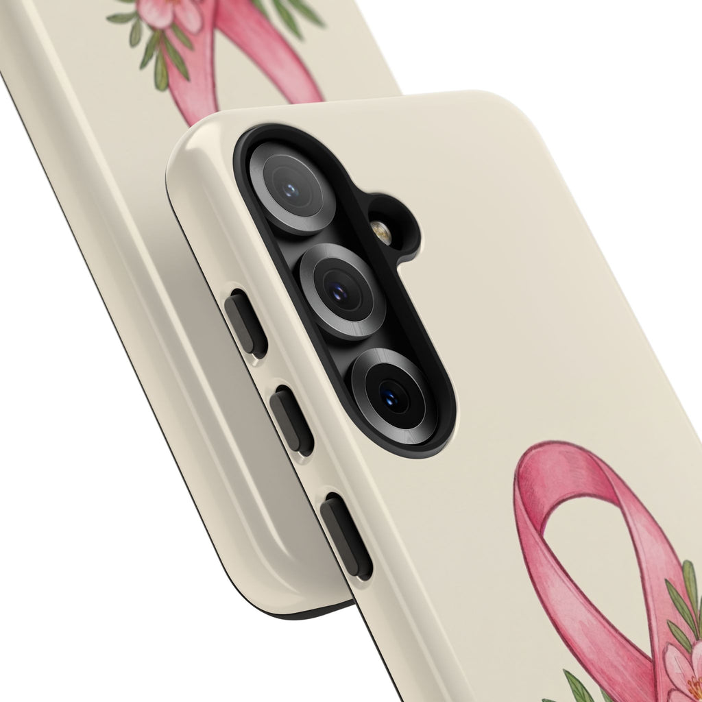 Floral Breast Cancer Awareness Case