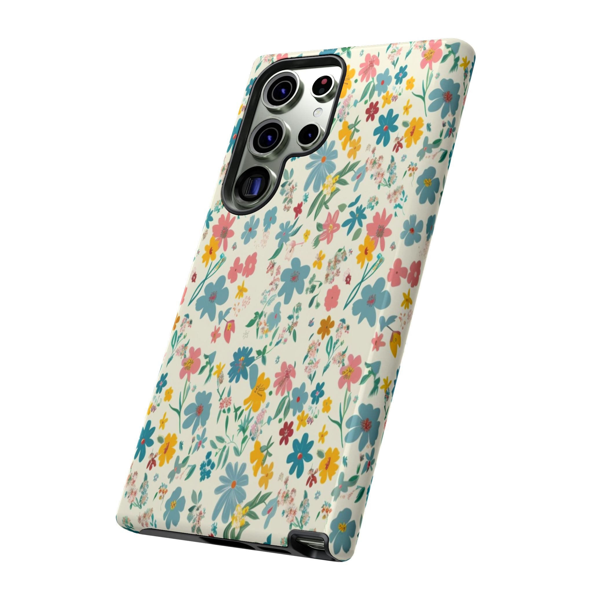 Pastel Yellow Green and Blue Case