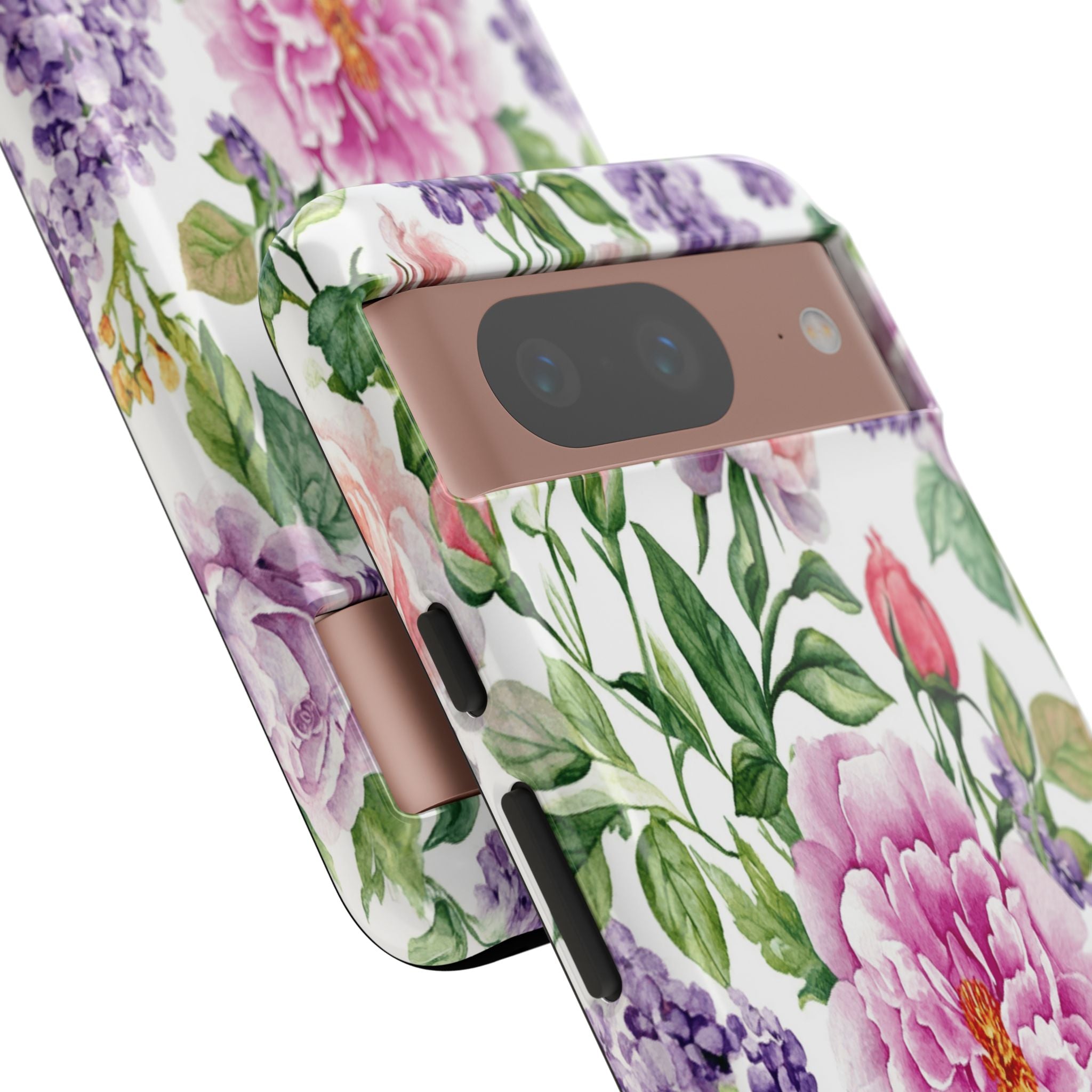 Watercolor Peonies and Lilacs Case