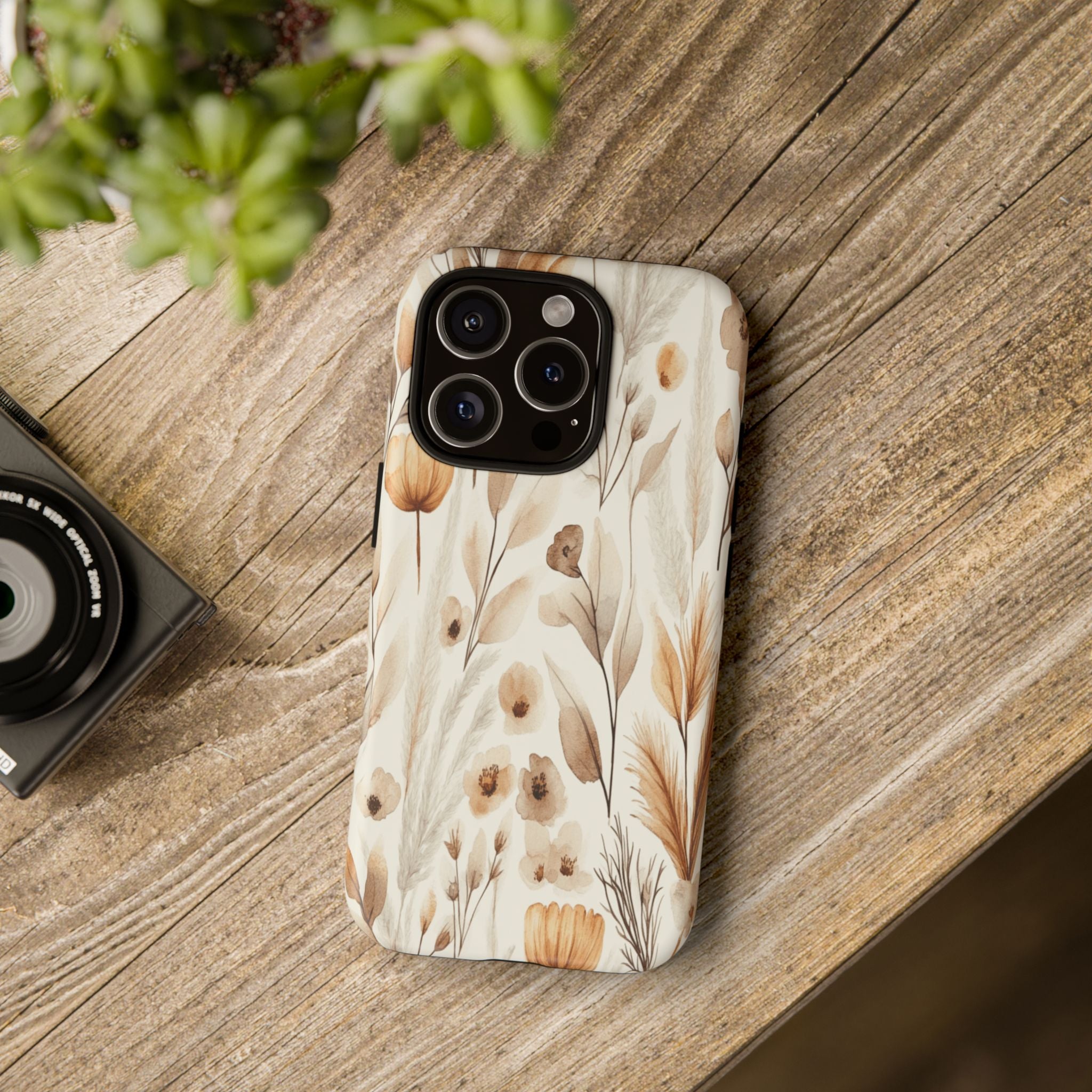 Dried Flowers Watercolor Case