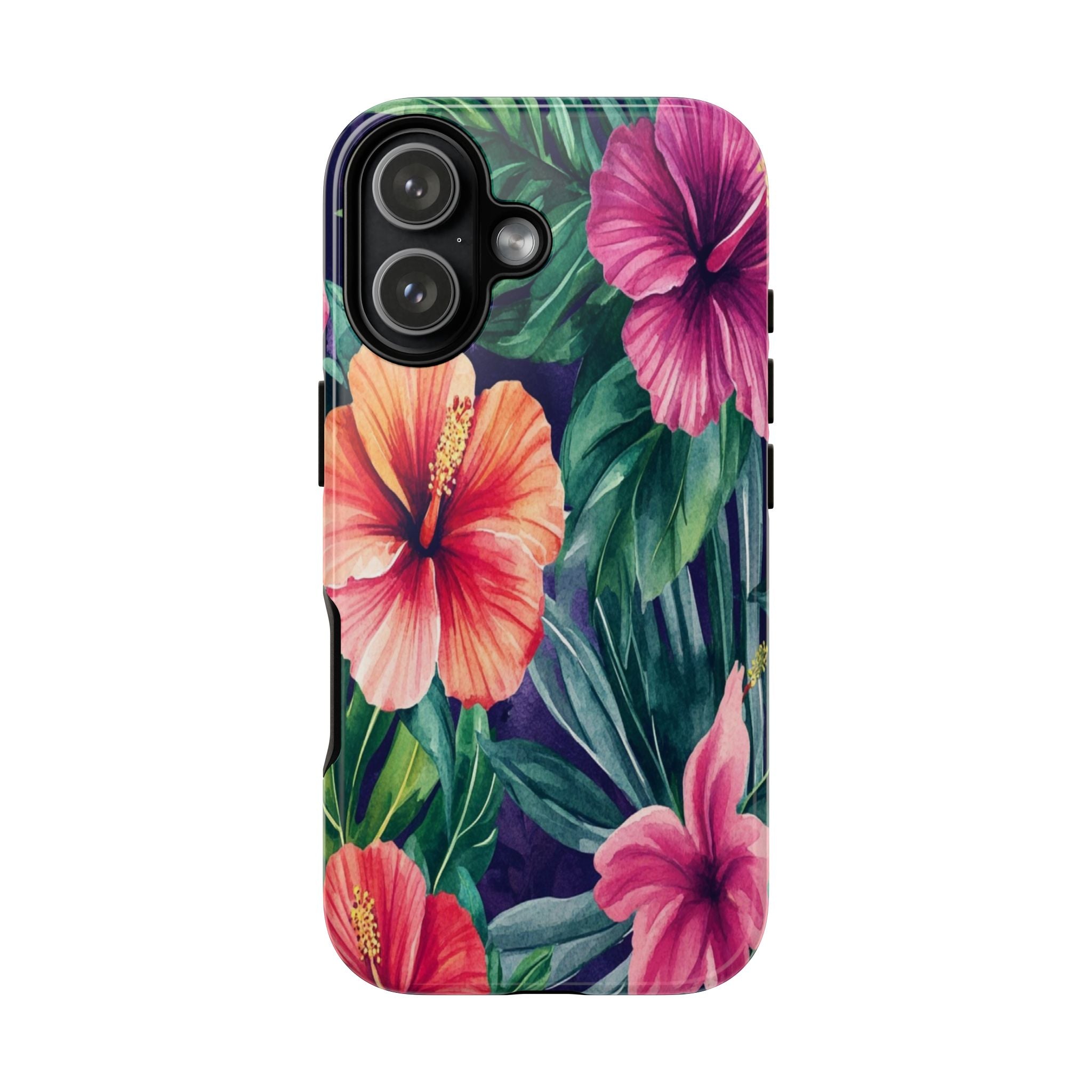 Navy Floral Watercolor