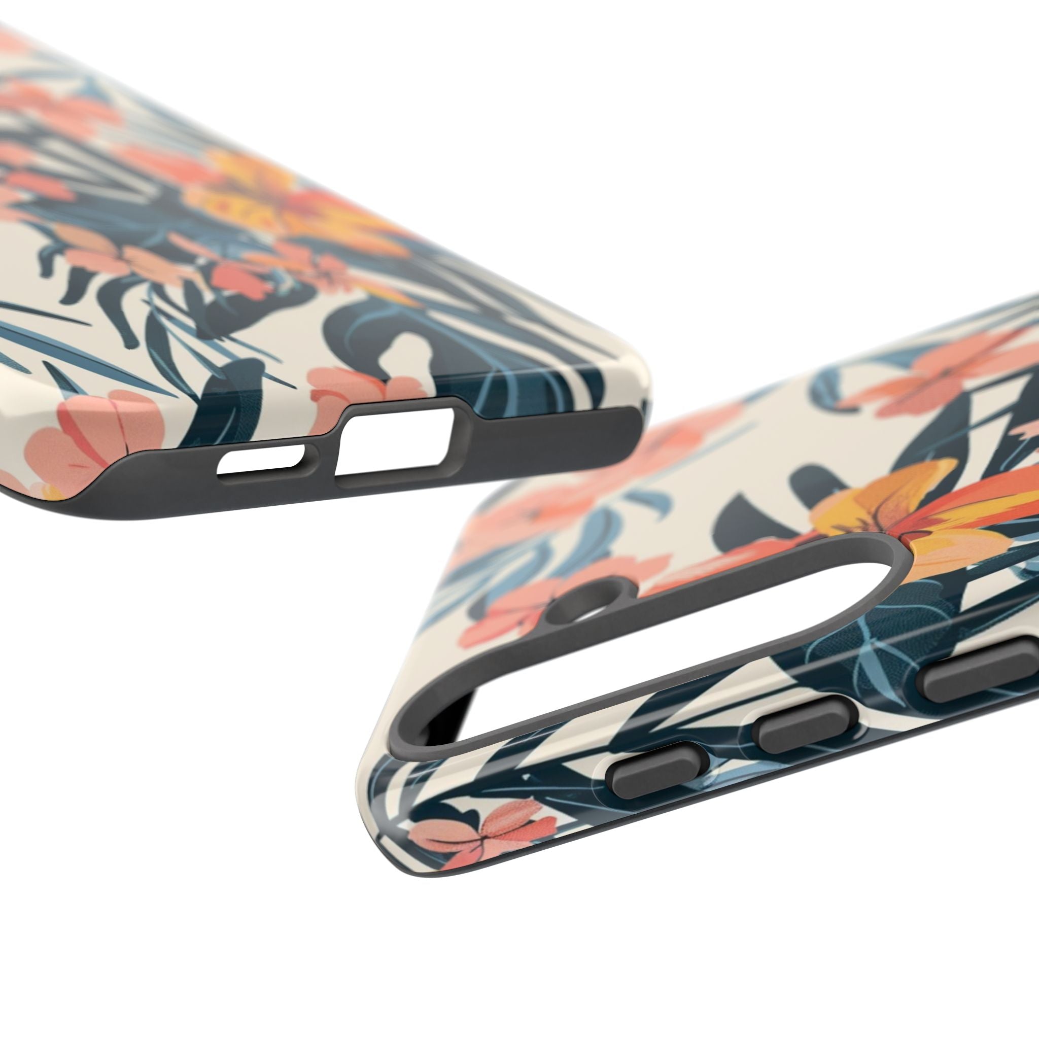 Tropical White and Blue Case