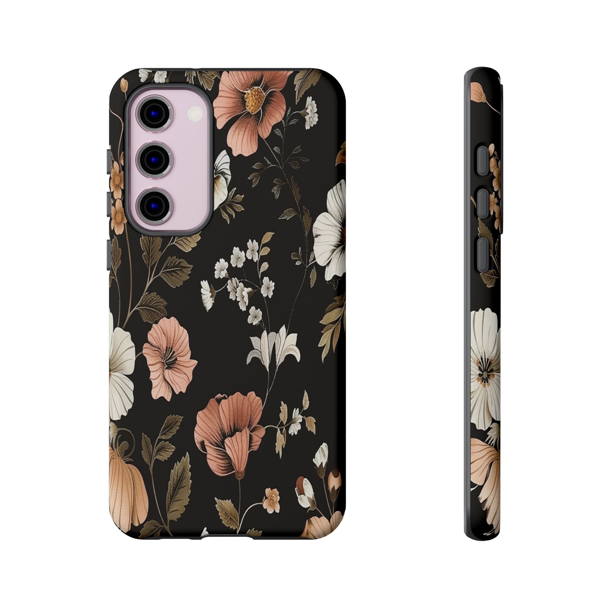 Peachy Cosmos on Black