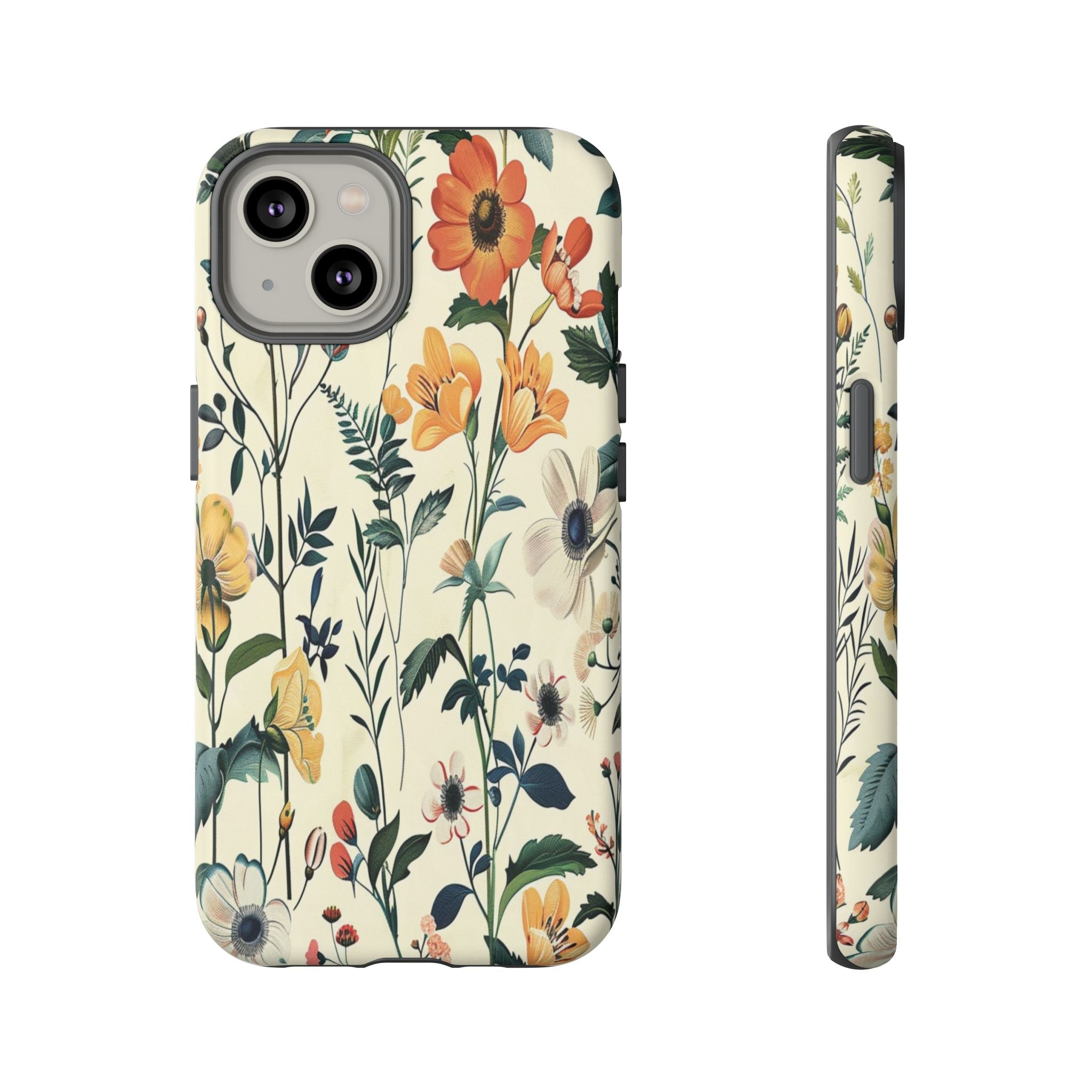 Vintage Botanical Wildflower Seamless Pattern