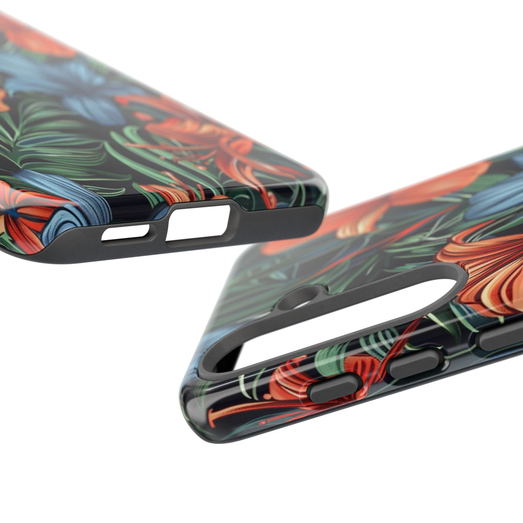 Tropical Red and Blue Case