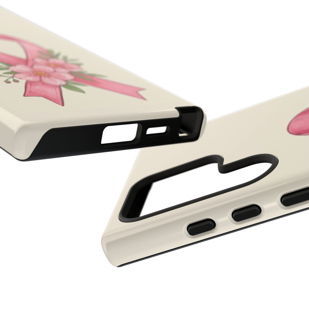 Floral Breast Cancer Awareness Case