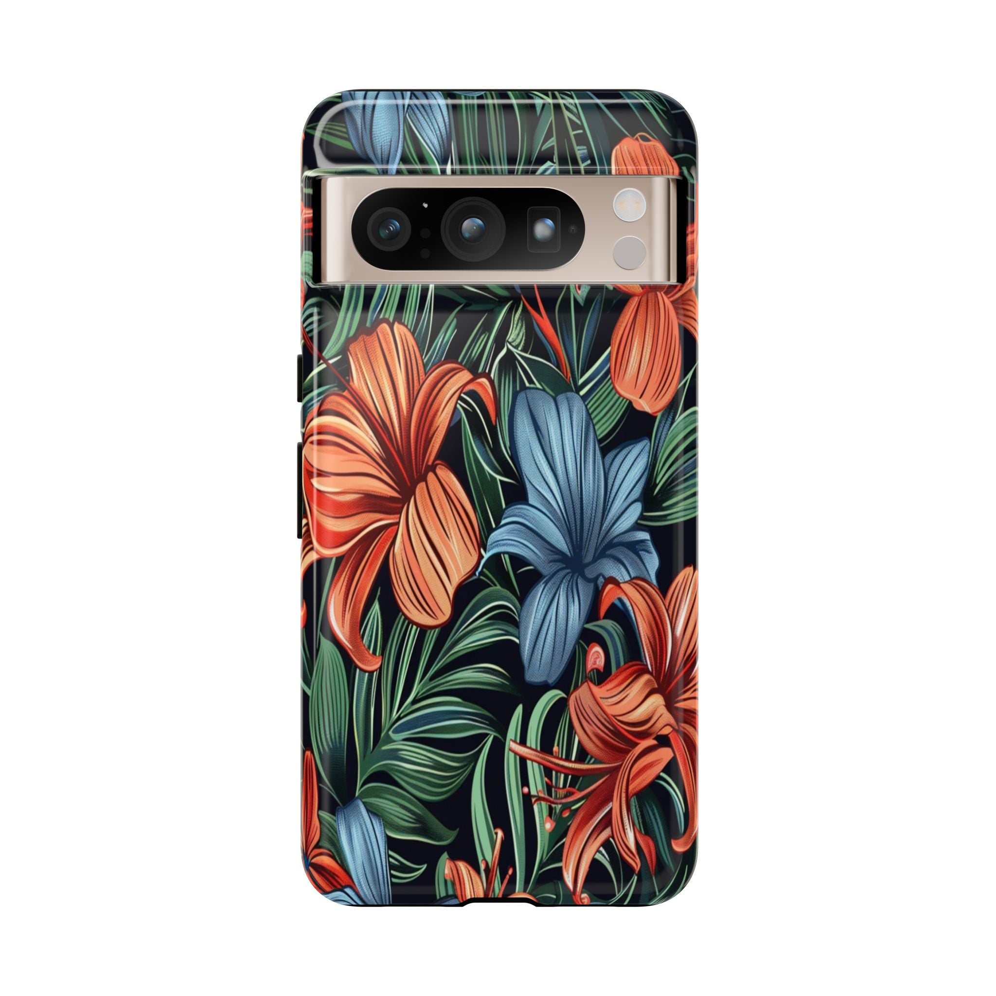 Tropical Red and Blue